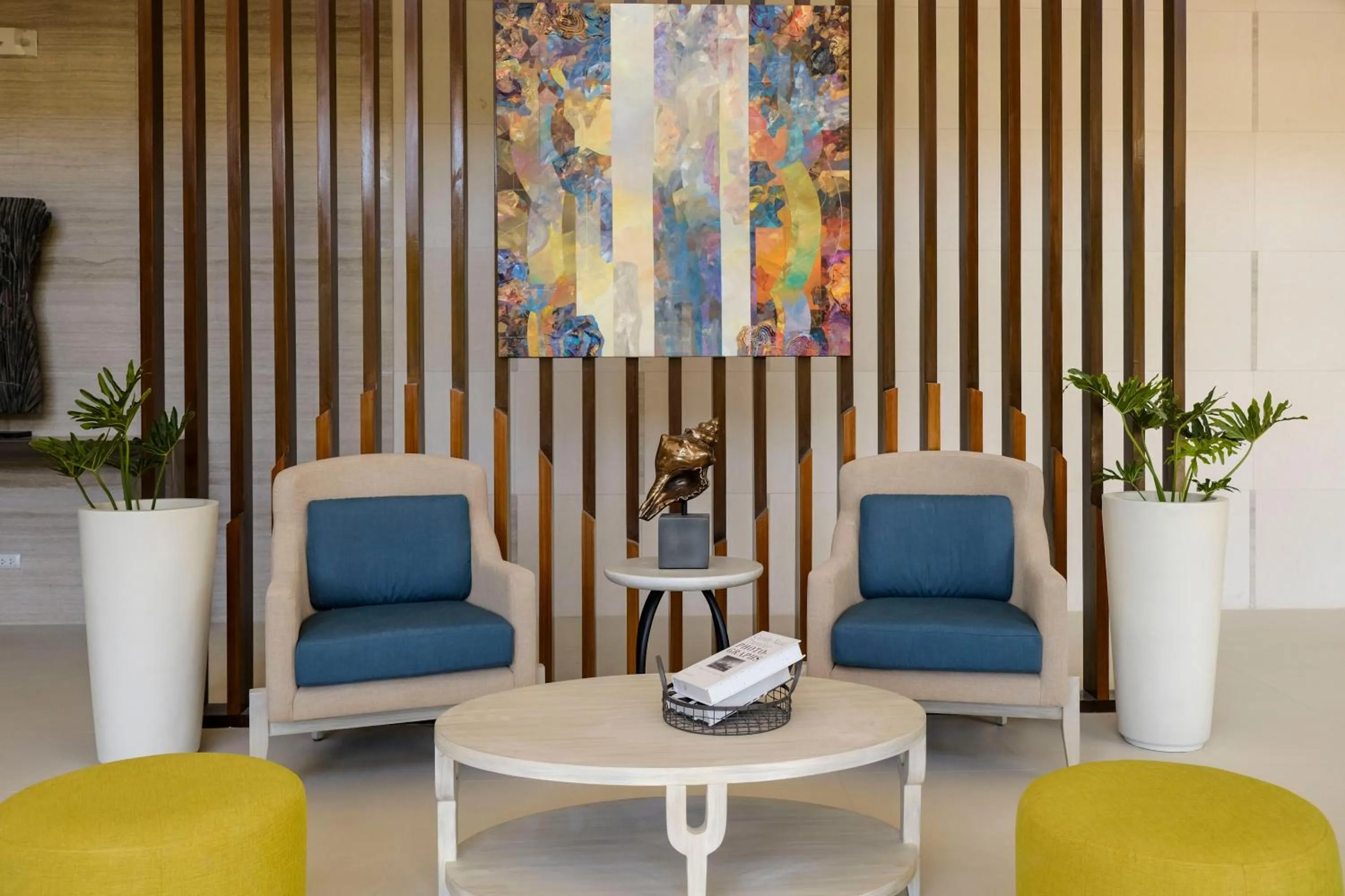 Seating area in Belmont Hotel Boracay near Newcoast Beach