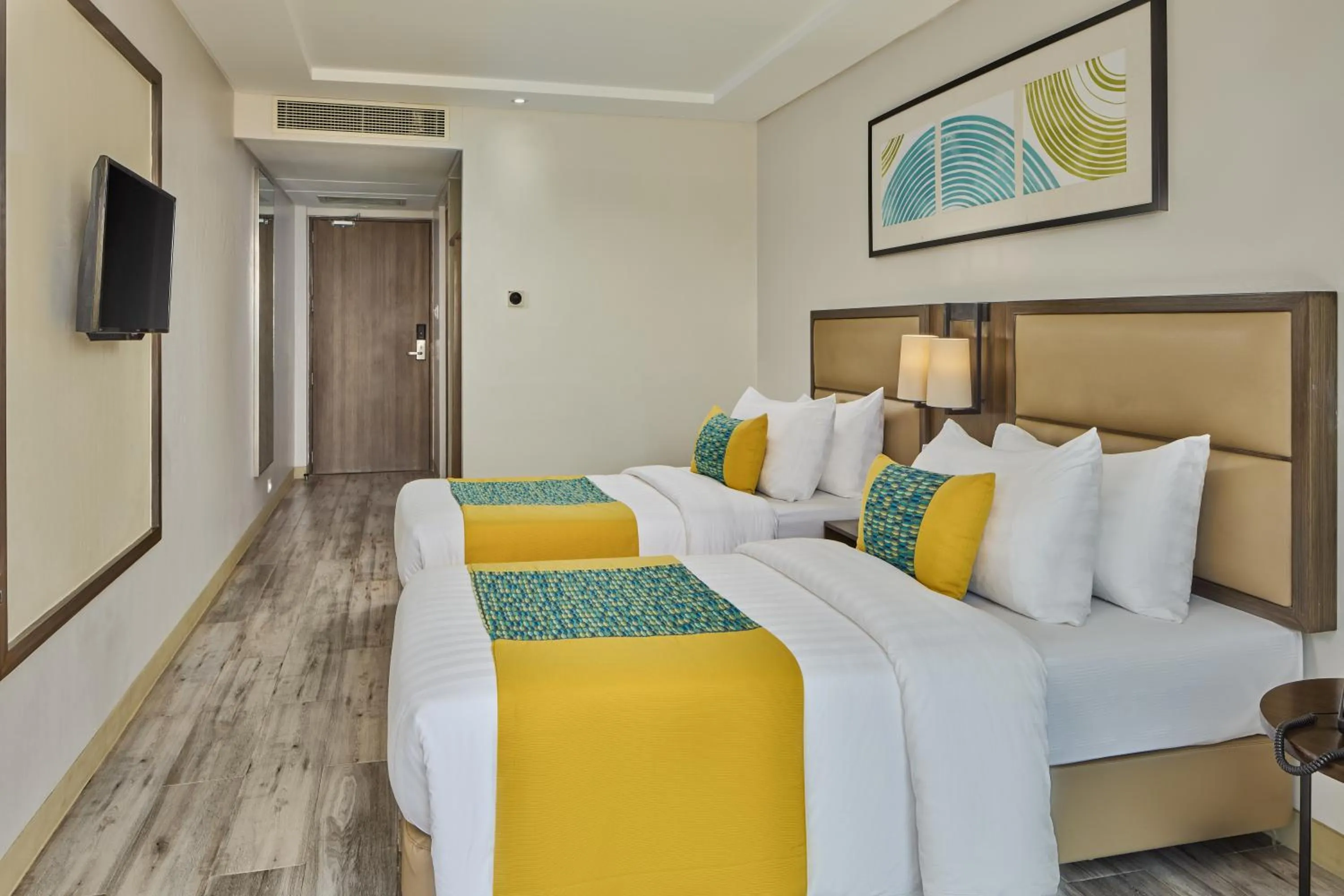 Bedroom, Bed in Belmont Hotel Boracay near Newcoast Beach