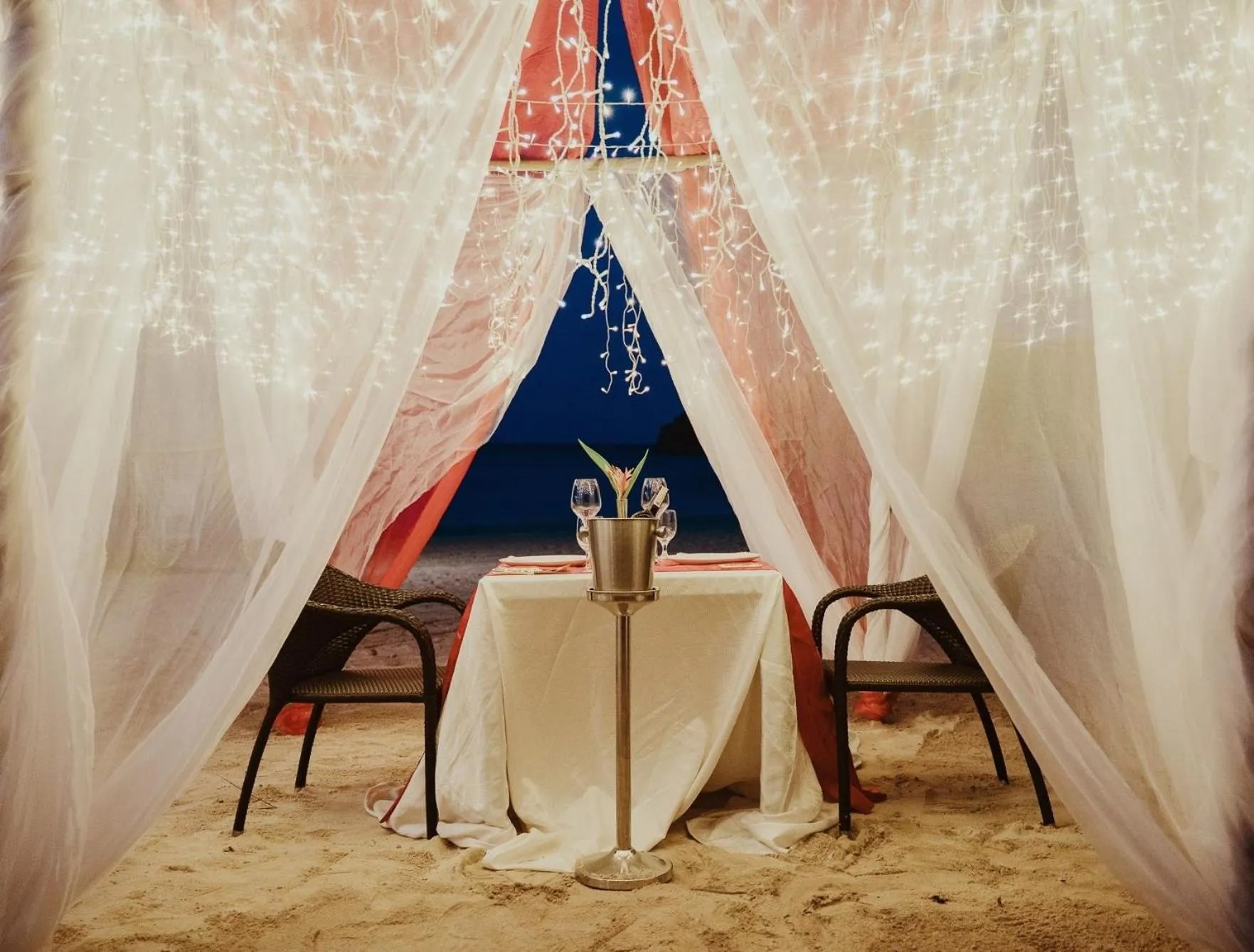 Dinner in Belmont Hotel Boracay near Newcoast Beach