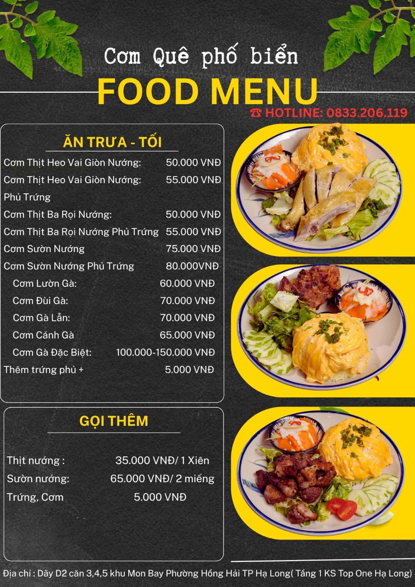 Restaurant/places to eat in Topone Halong Hotel