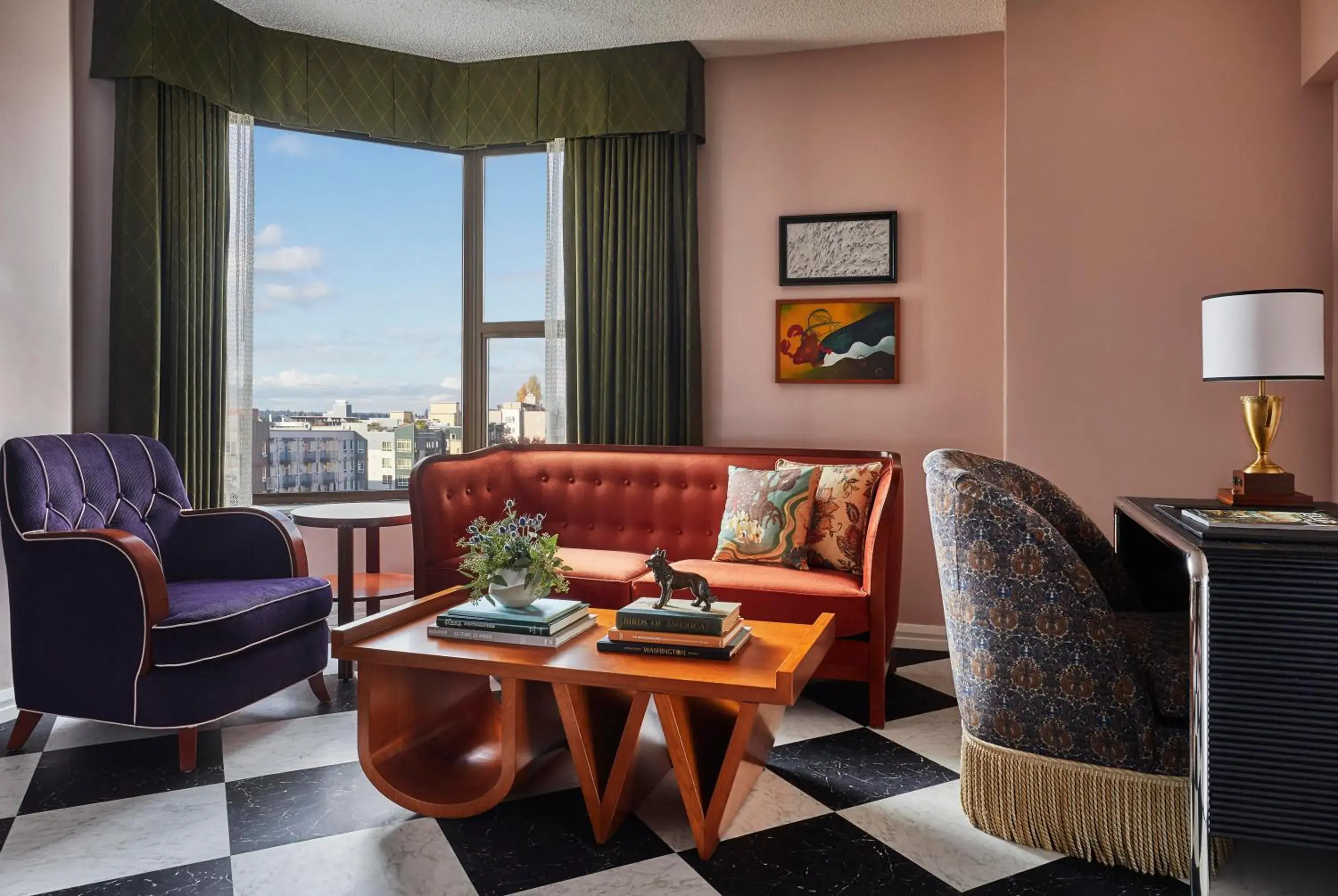 Living room in Graduate Seattle Living room in Graduate Seattle