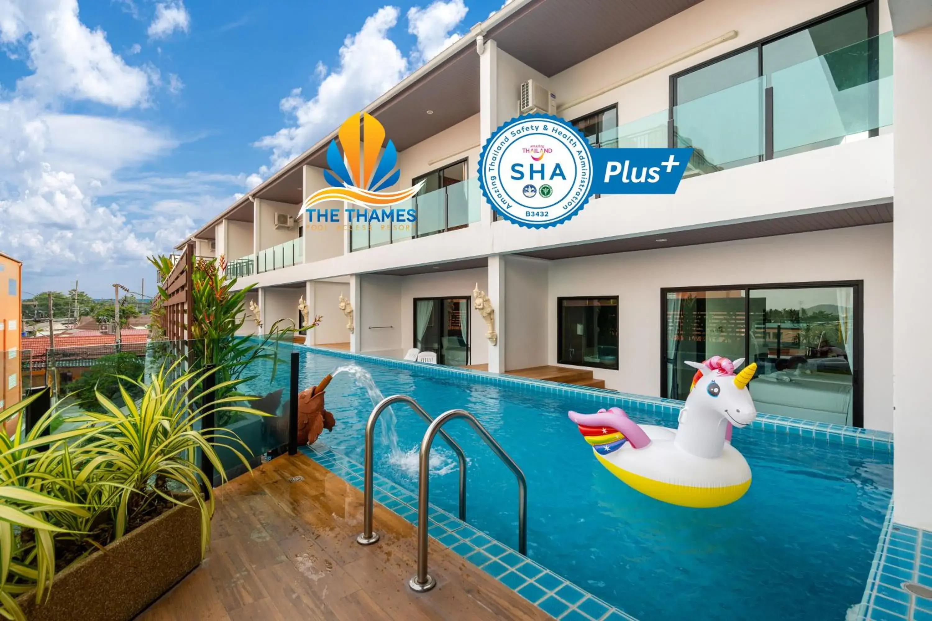 Property building in The Thames Pool Access Resort & Villa - SHA Extra Plus Property building in The Thames Pool Access Resort & Villa - SHA Extra Plus