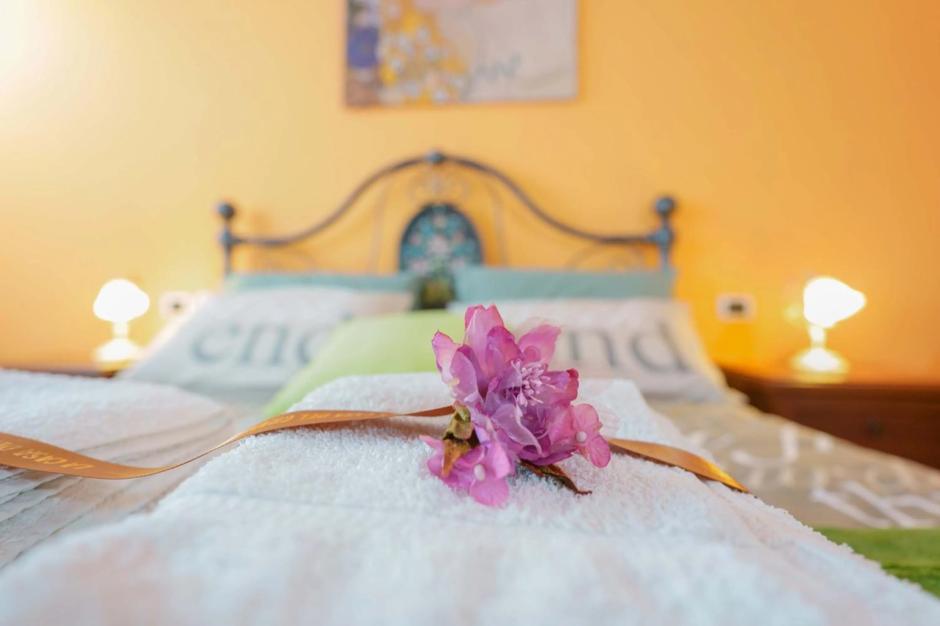 Decorative detail, Bed in B&B Gassa d'Amante