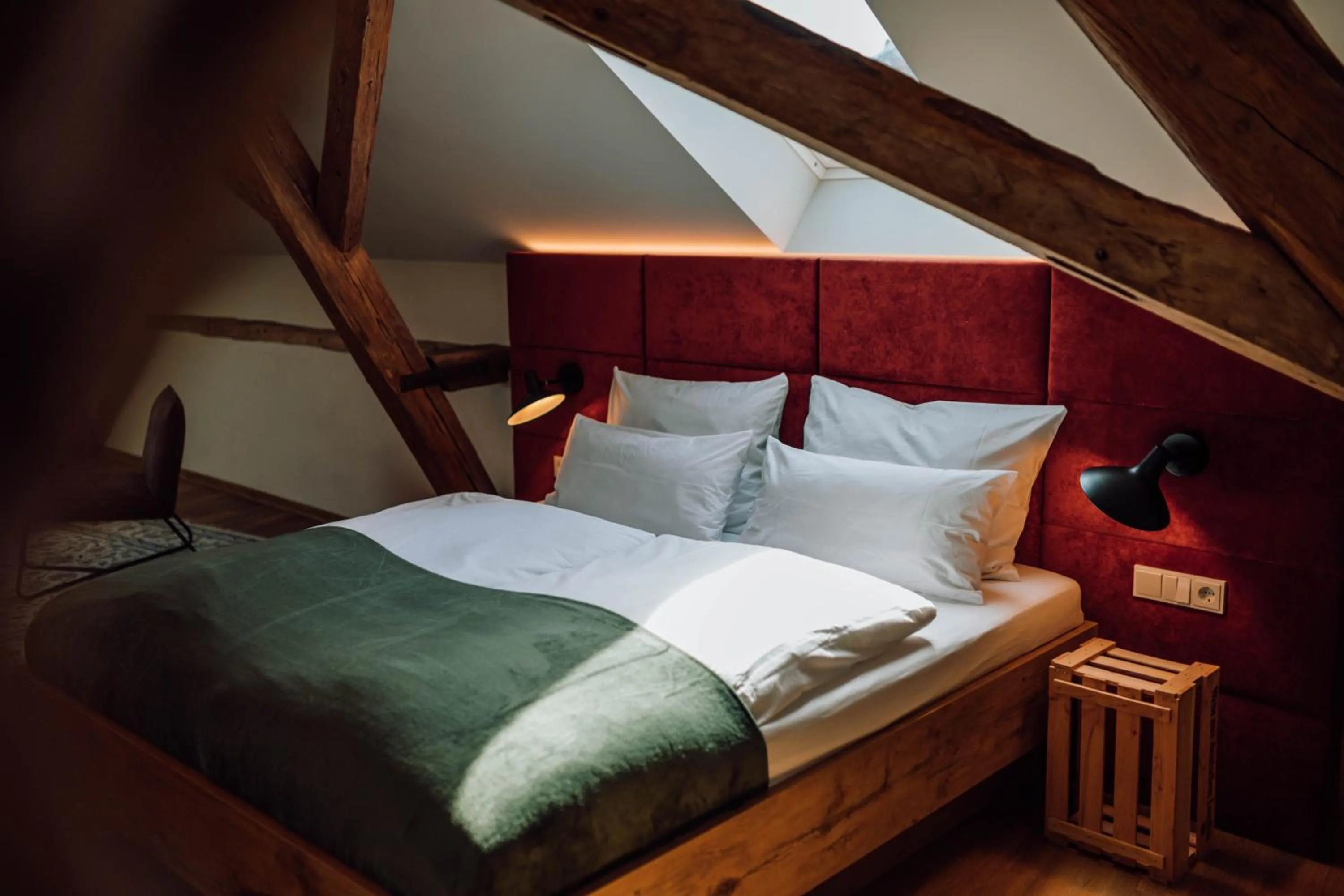 Photo of the whole room, Bed in Schmidtburger Hof