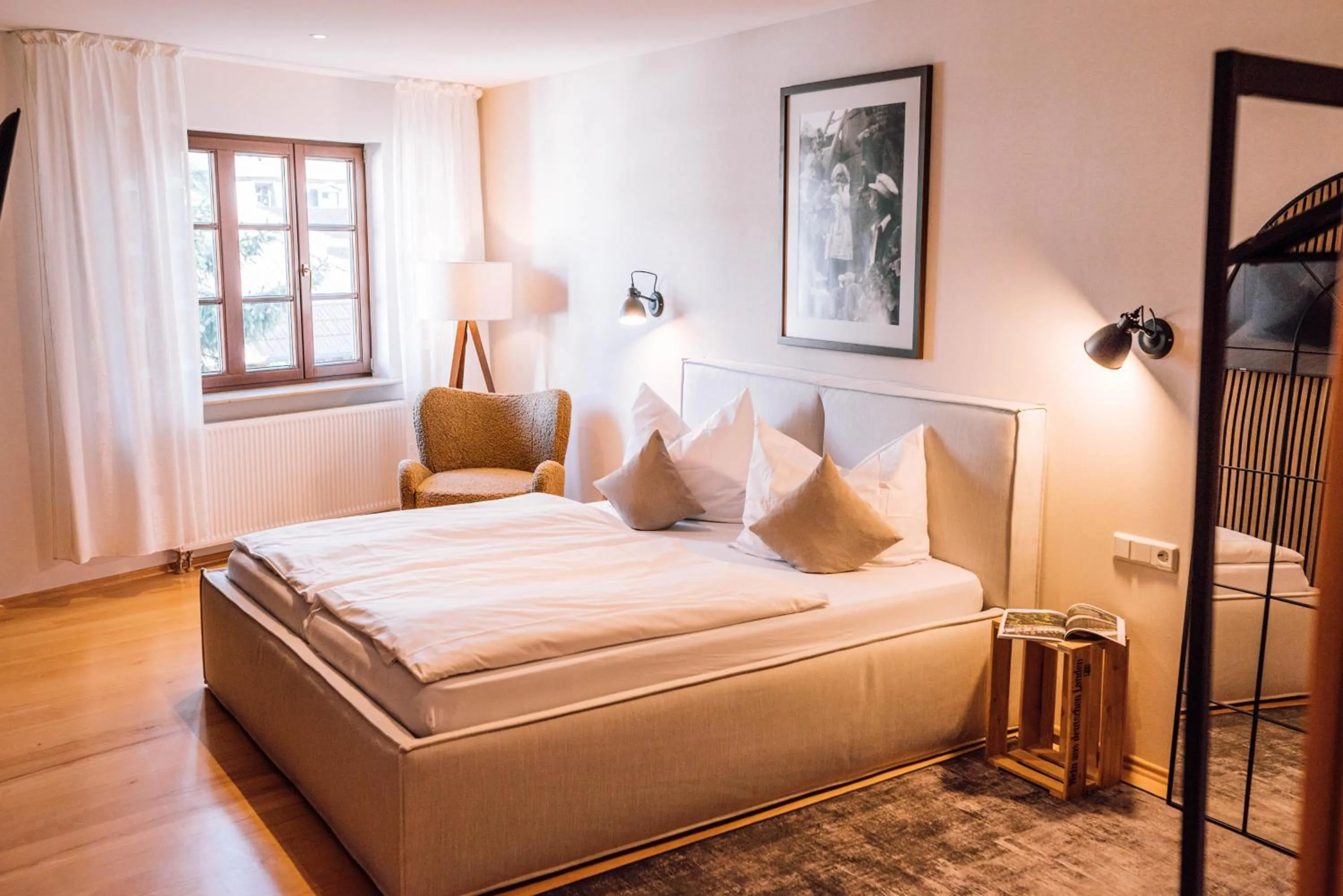 Bedroom, Bed in Schmidtburger Hof