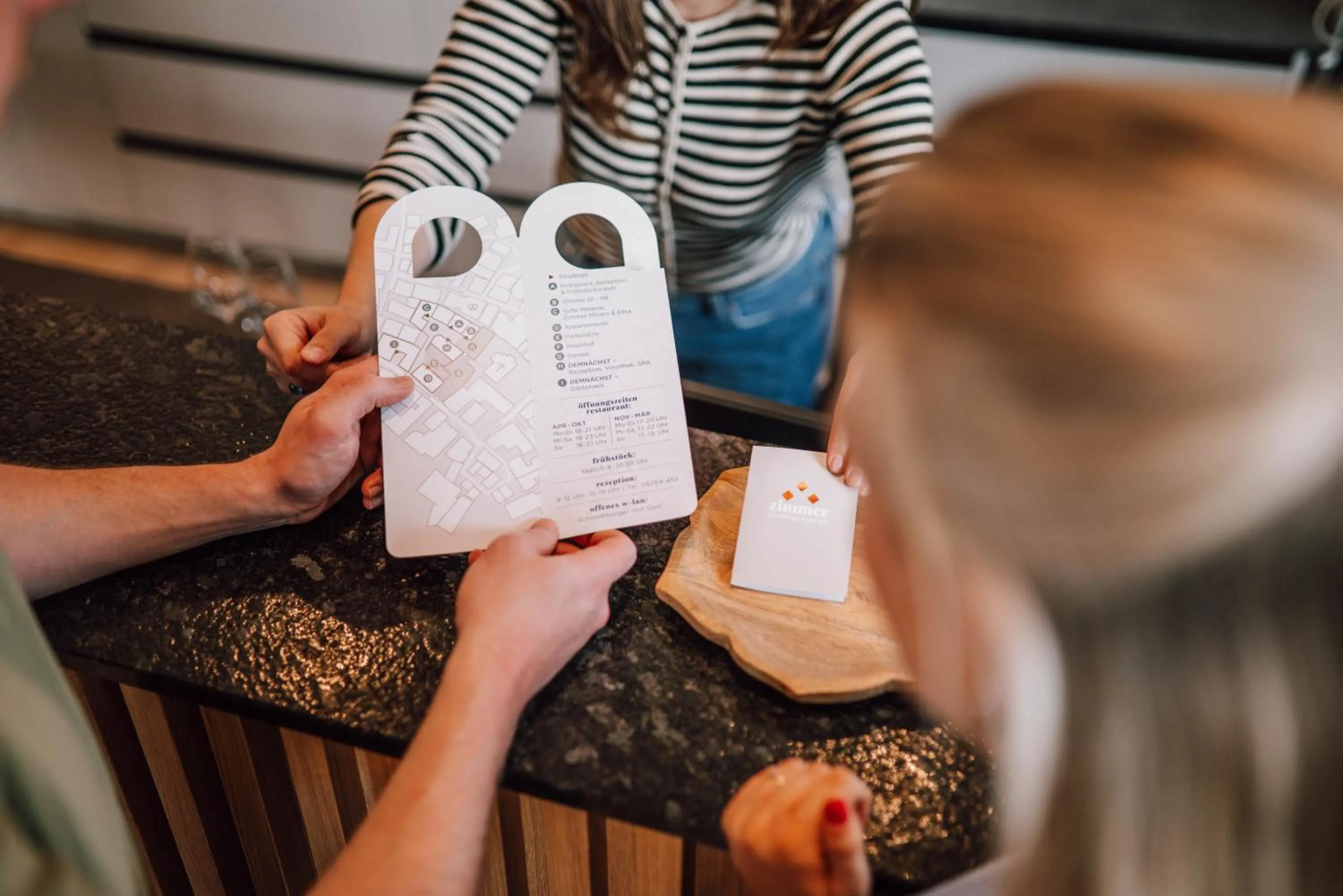 Lobby or reception in Schmidtburger Hof