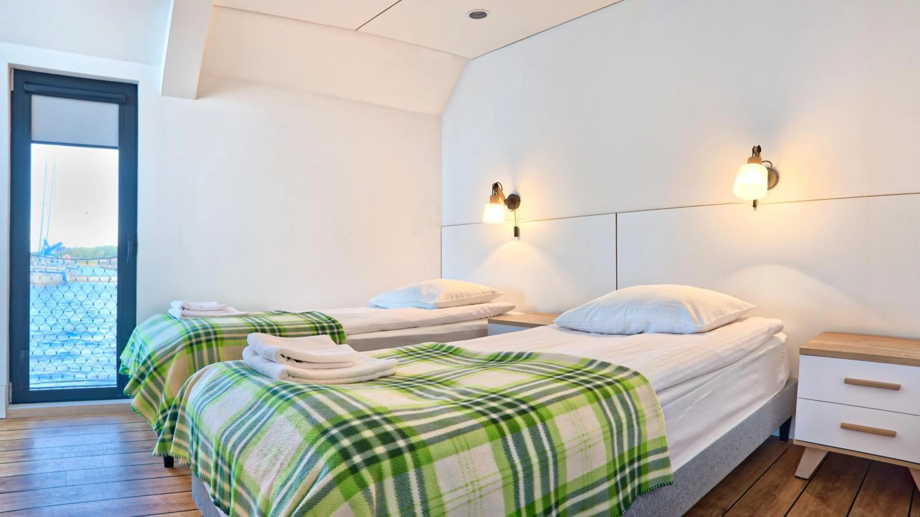 Bedroom, Bed in Domy na Wodzie na Mazurach