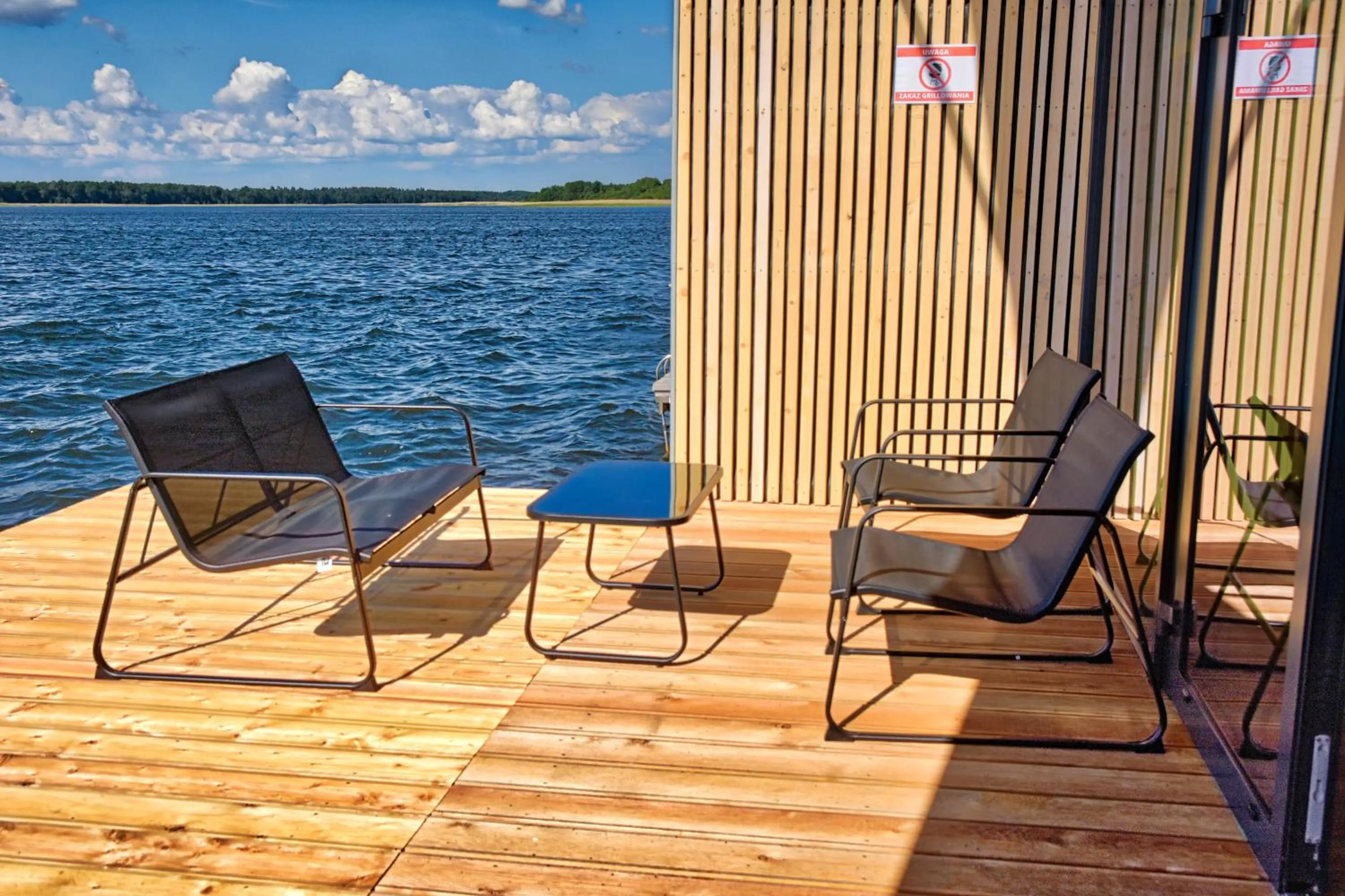 Balcony/Terrace in Domy na Wodzie na Mazurach