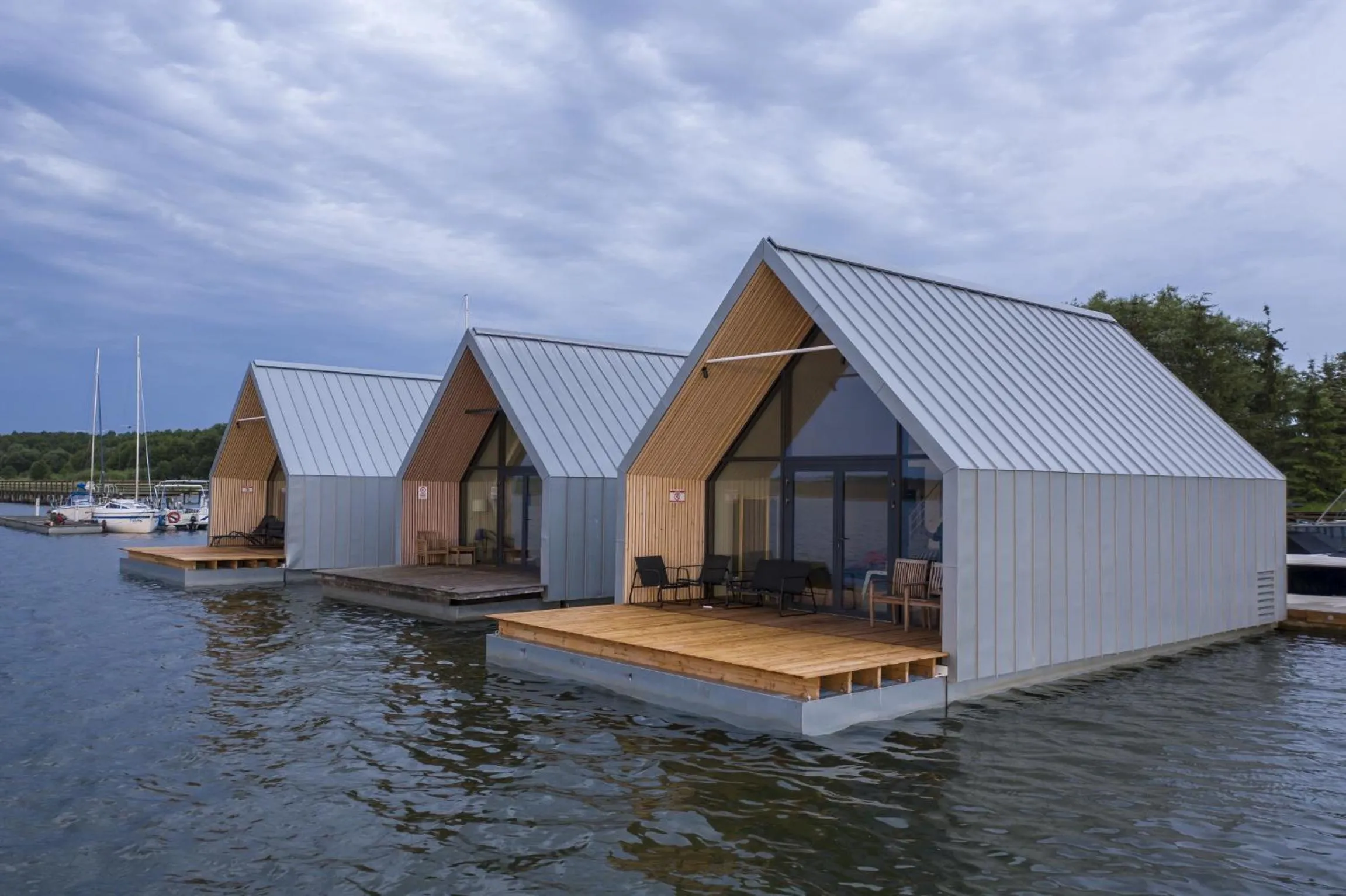 Balcony/Terrace in Domy na Wodzie na Mazurach