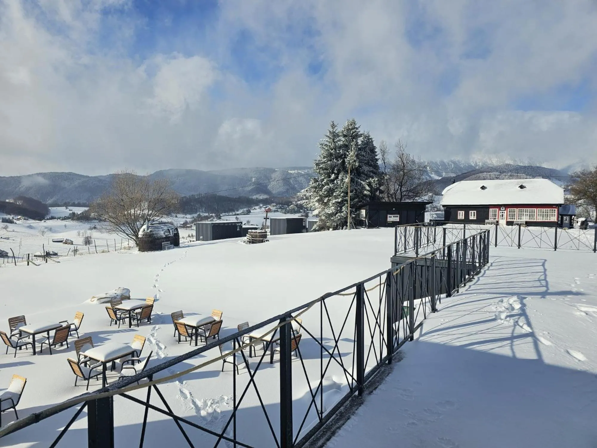 Property building in Ursa Mica Glamping Resort