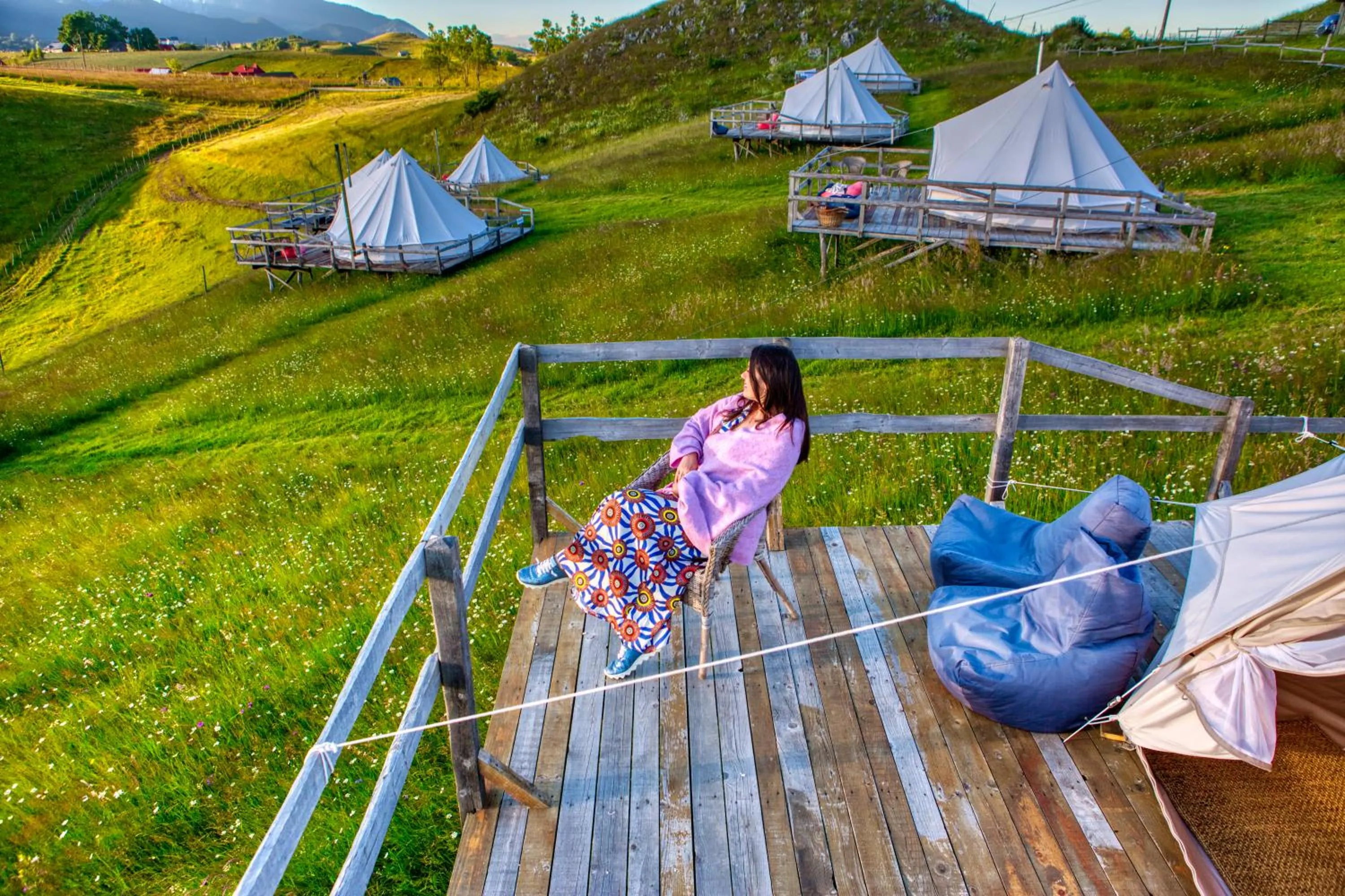 Natural landscape in Ursa Mica Glamping Resort