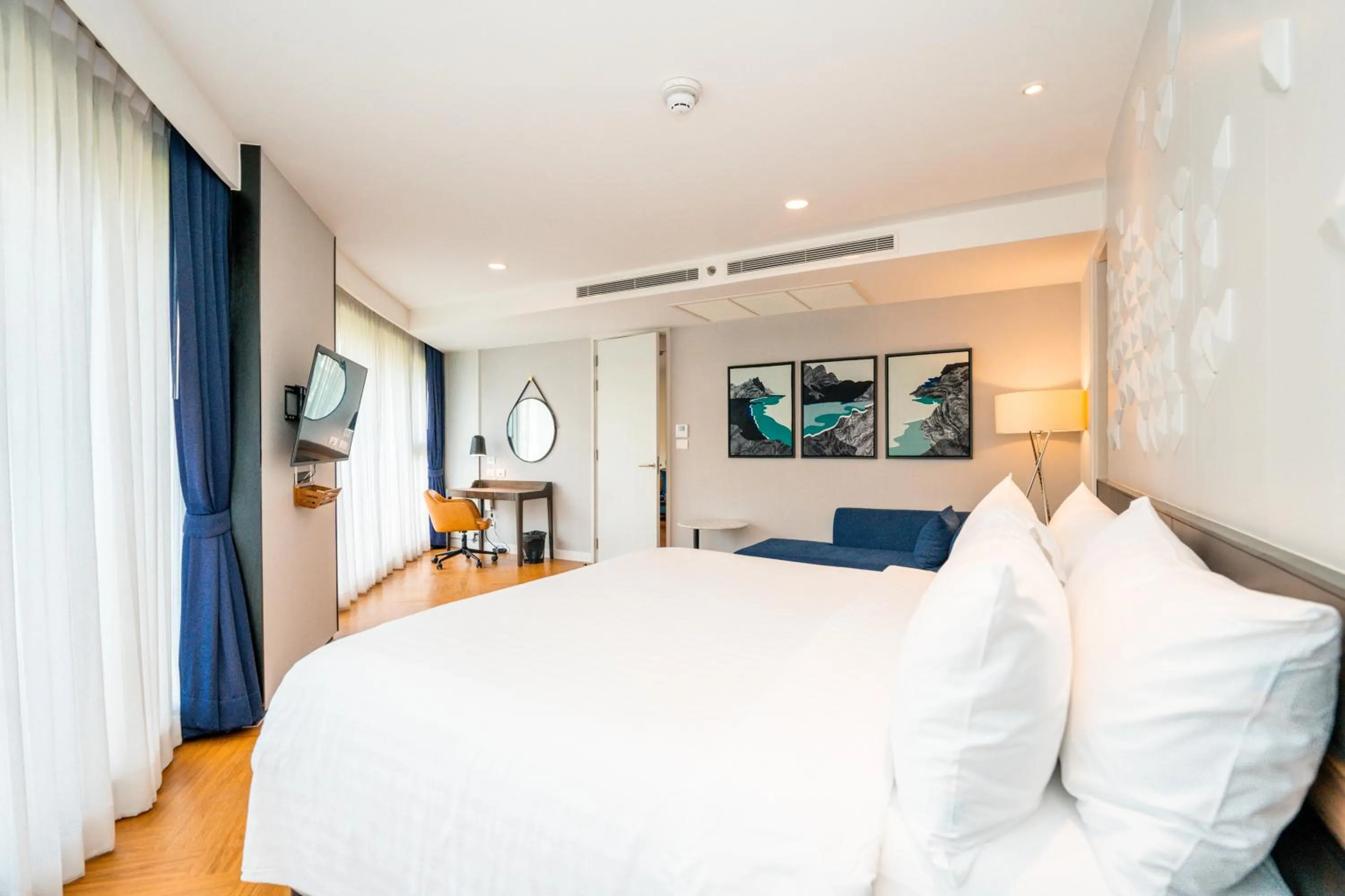 Bed in Amanta Hotel & Residence Sathorn