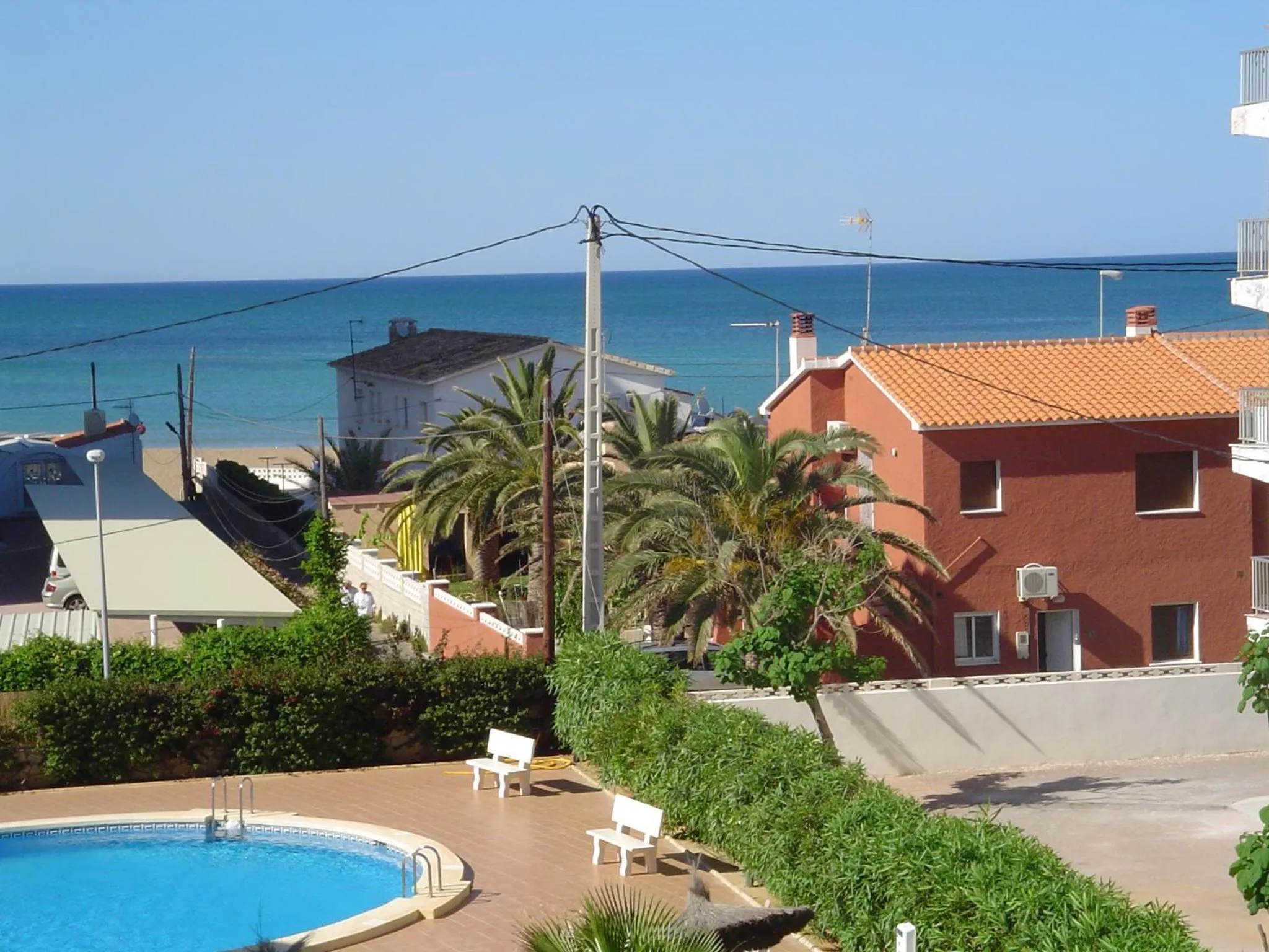 Pool view in Apartamento Denia - Las Marinas