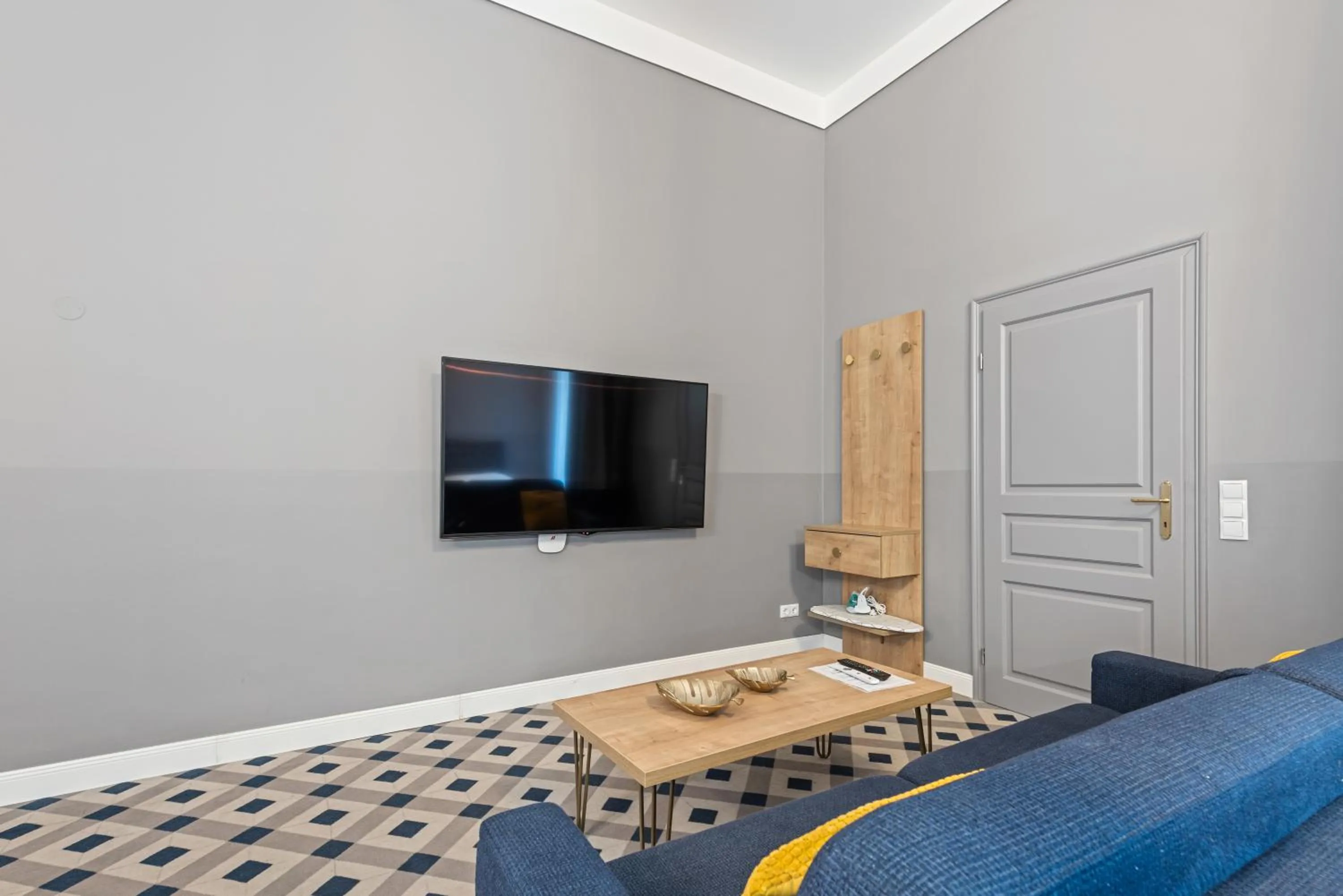 Seating area, Bed in KH Opera Apartments