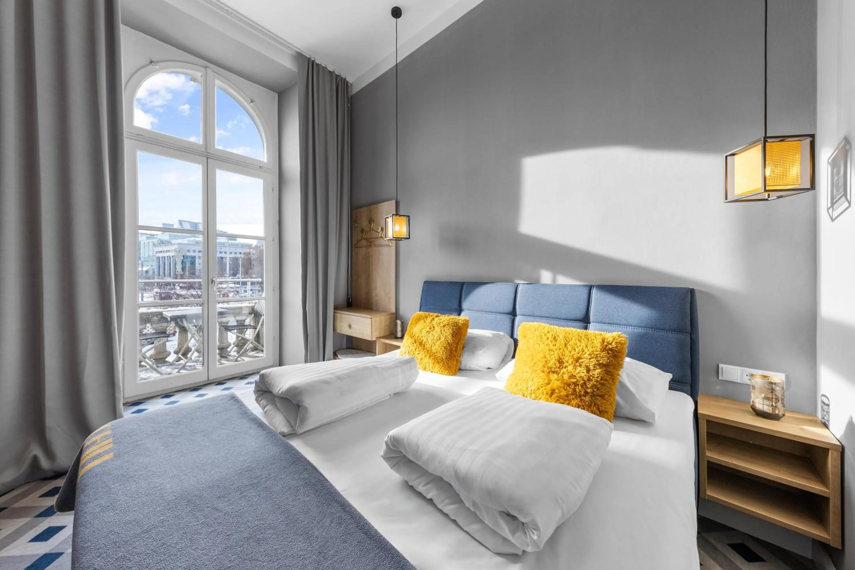 Bedroom, Bed in KH Opera Apartments