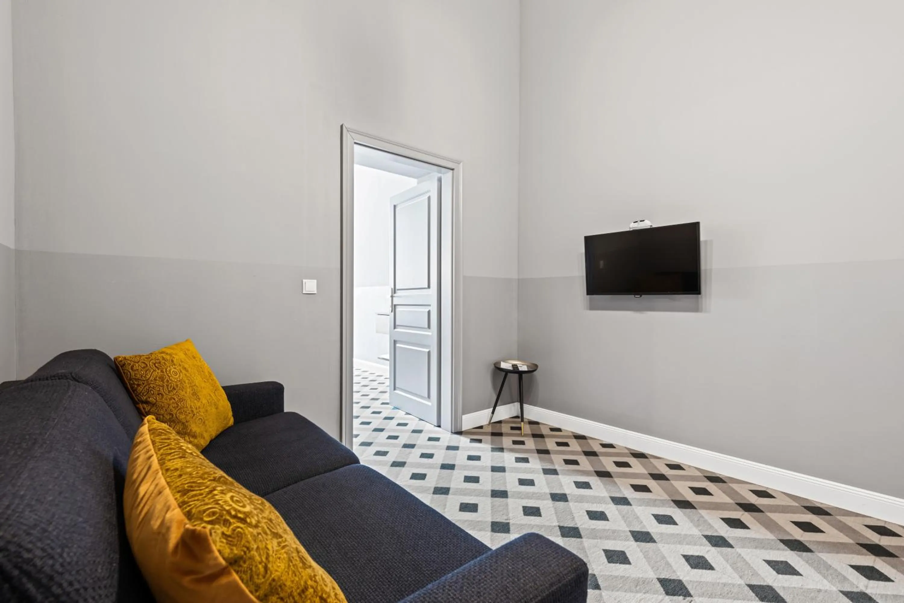 Seating area in KH Opera Apartments