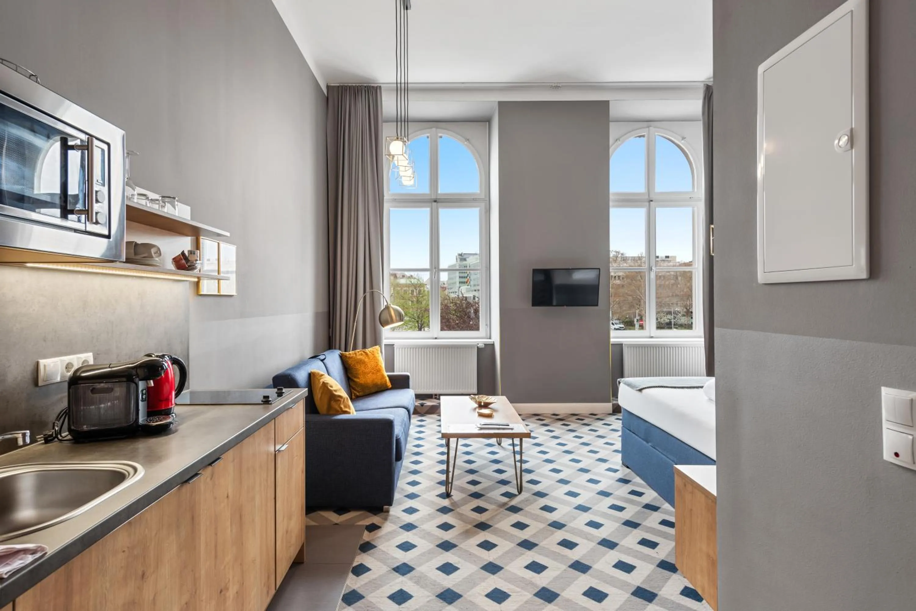 Living room in KH Opera Apartments