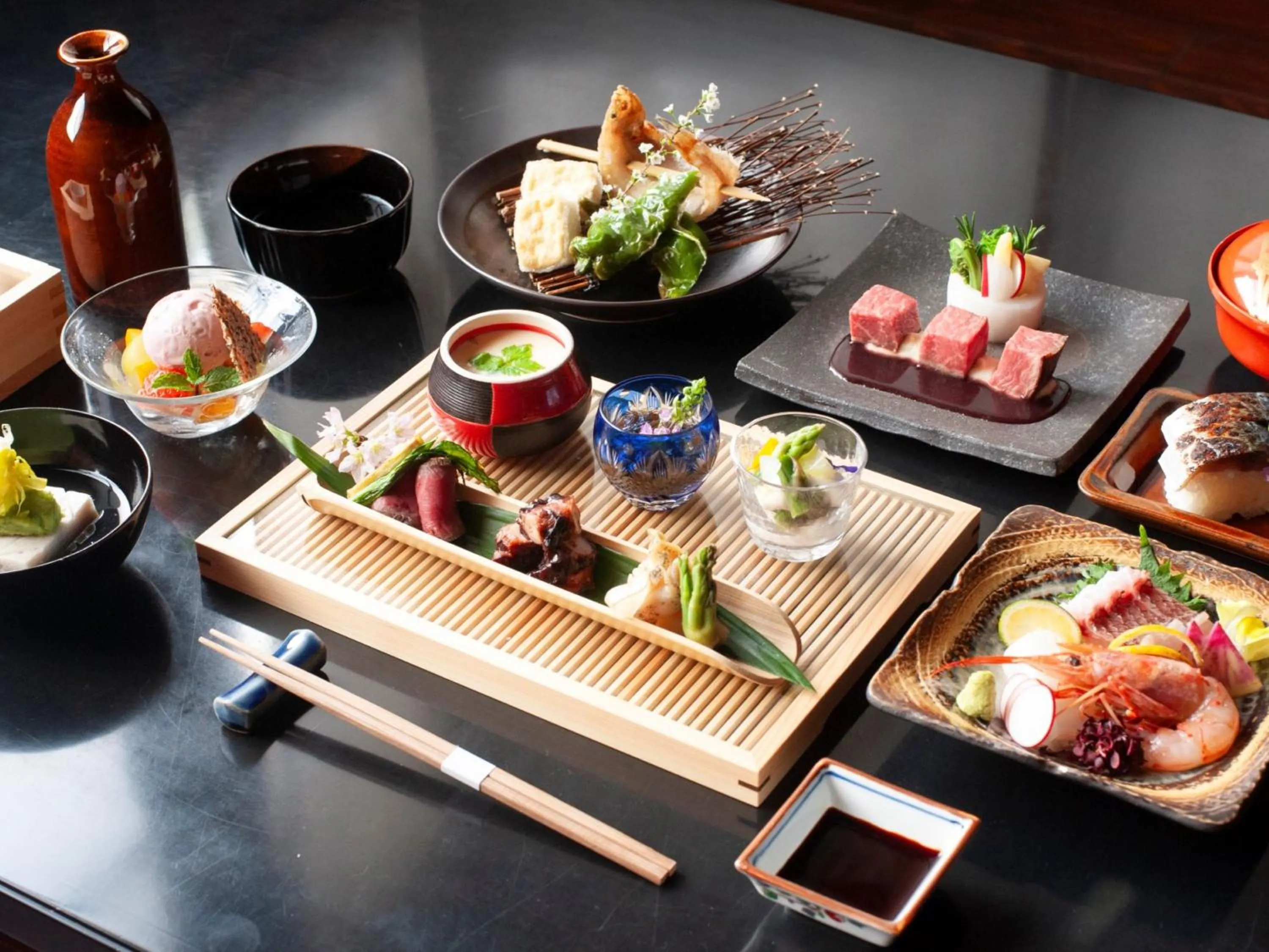 Dinner in Nipponia Izumo Hirata Cotton Road