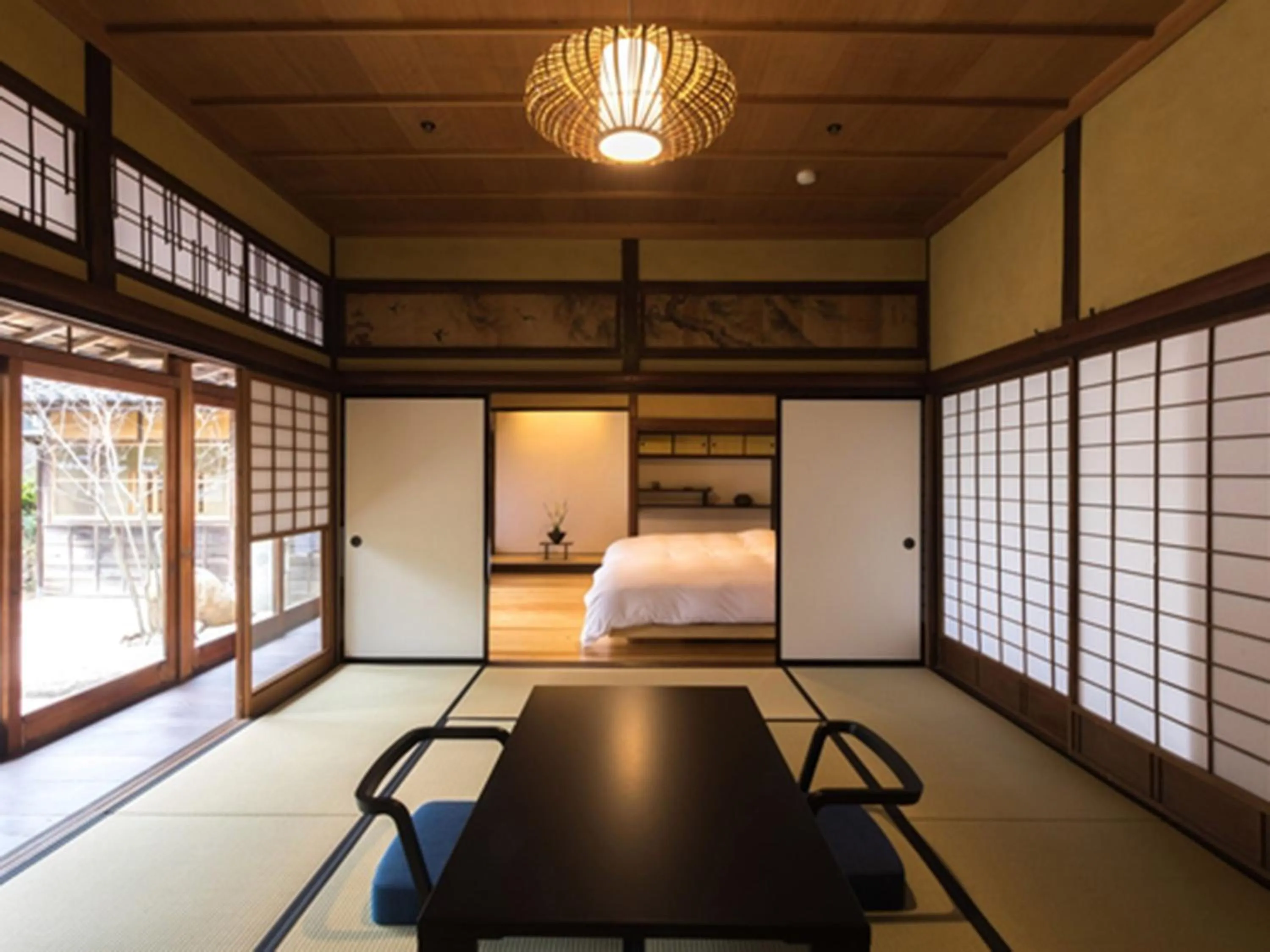 Photo of the whole room, Bed in Nipponia Izumo Hirata Cotton Road