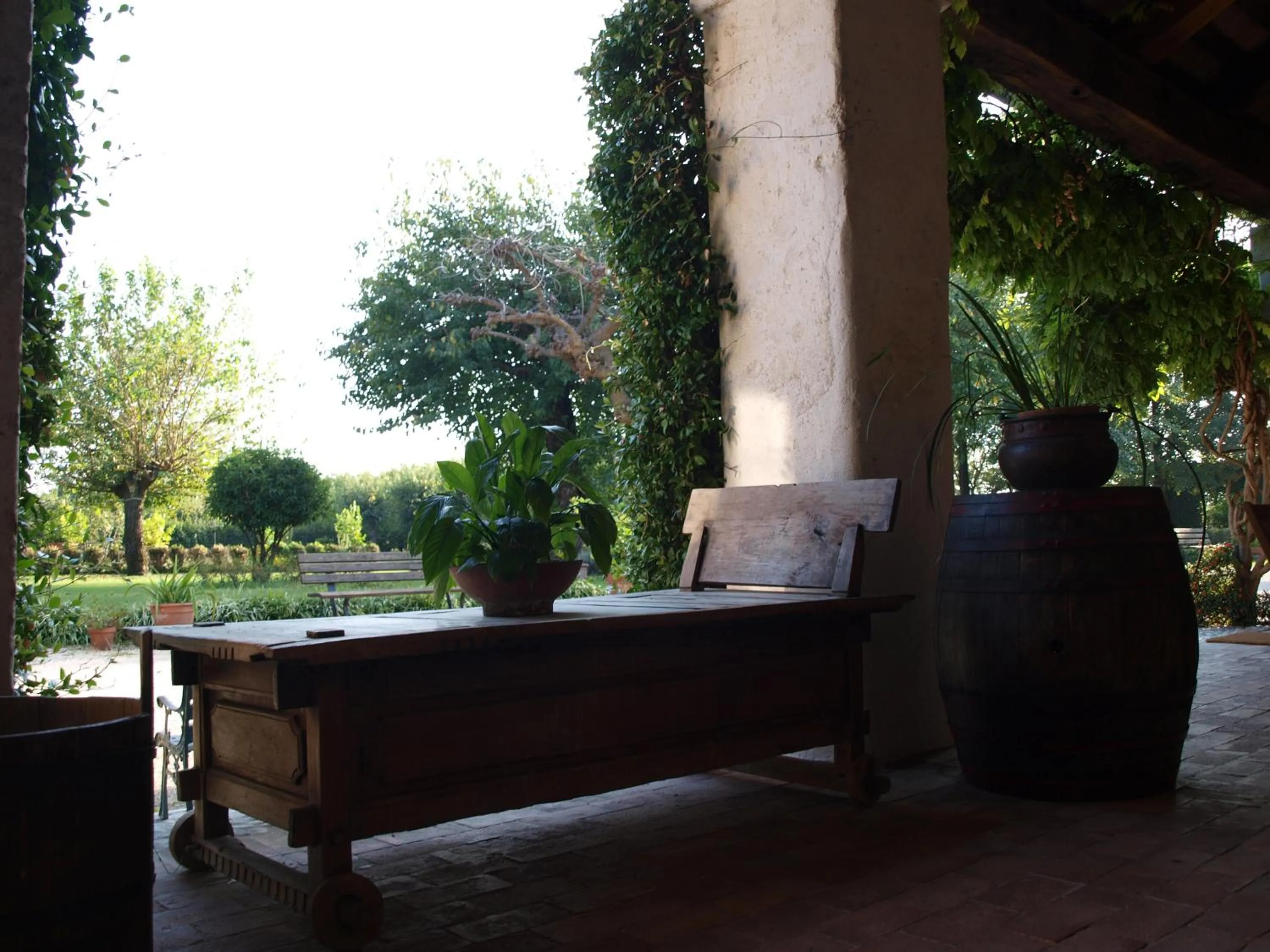 Patio in B&B Ca' Cinel Asolo