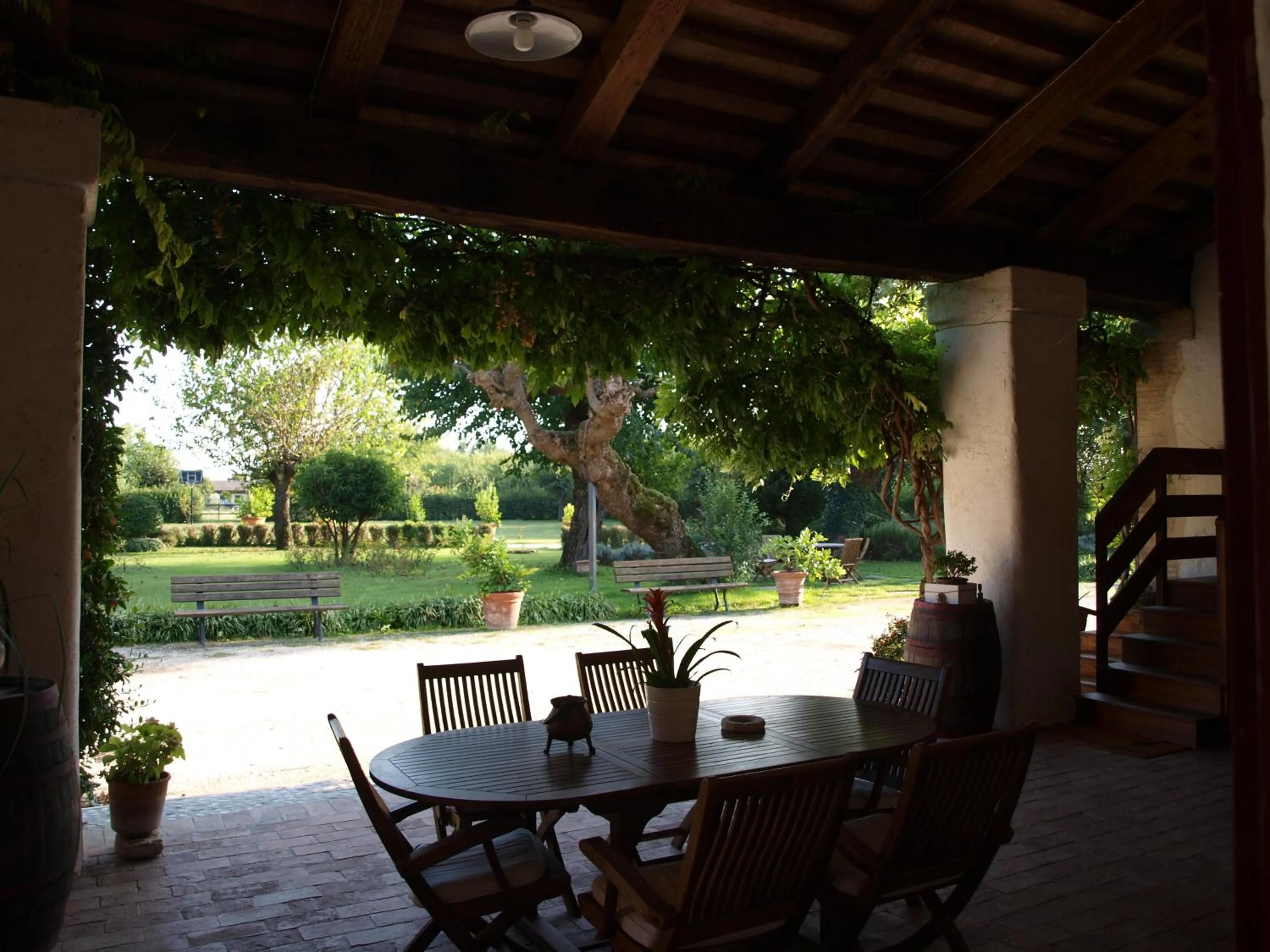 Patio in B&B Ca' Cinel Asolo