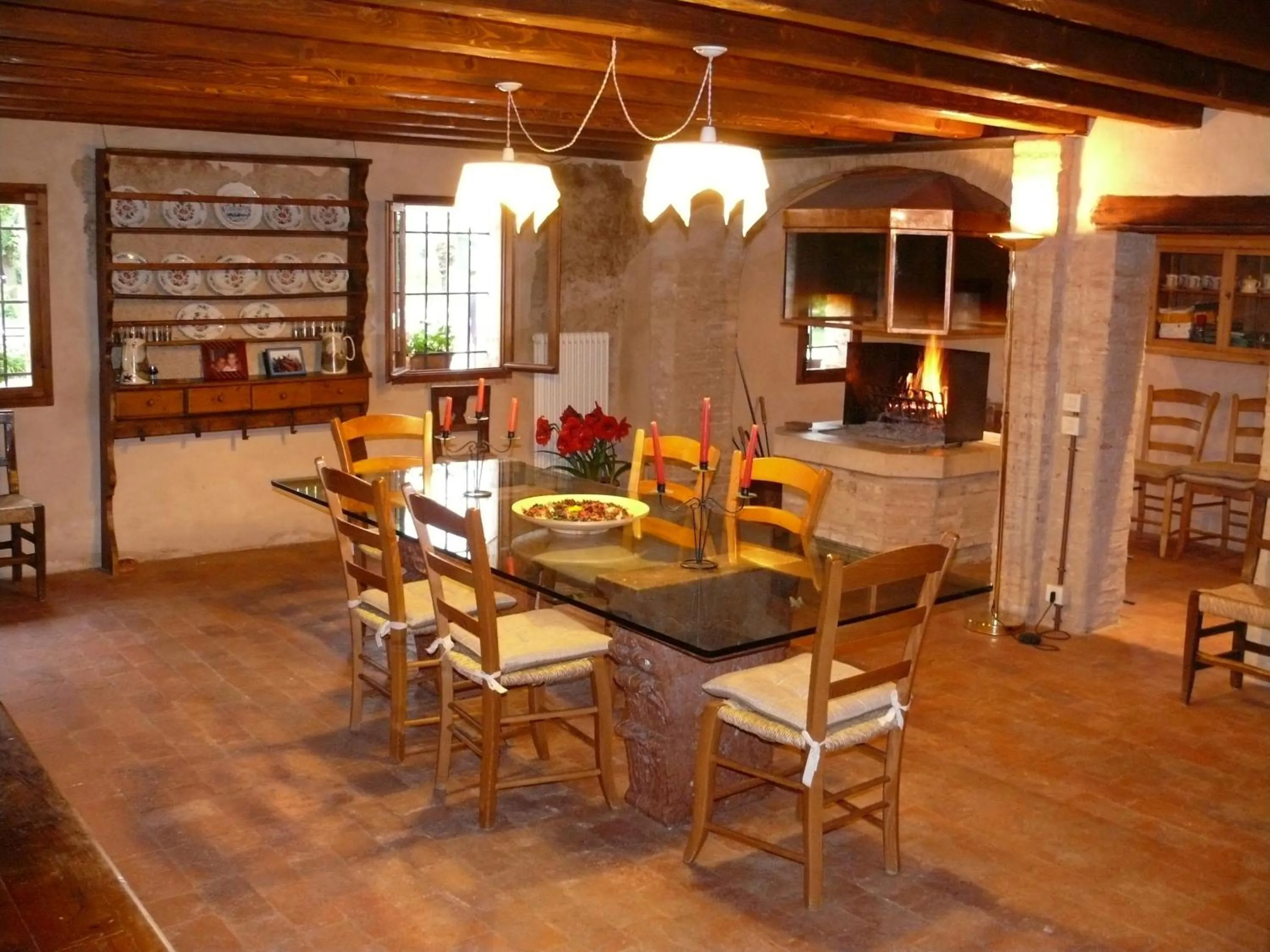 Dining area in B&B Ca' Cinel Asolo