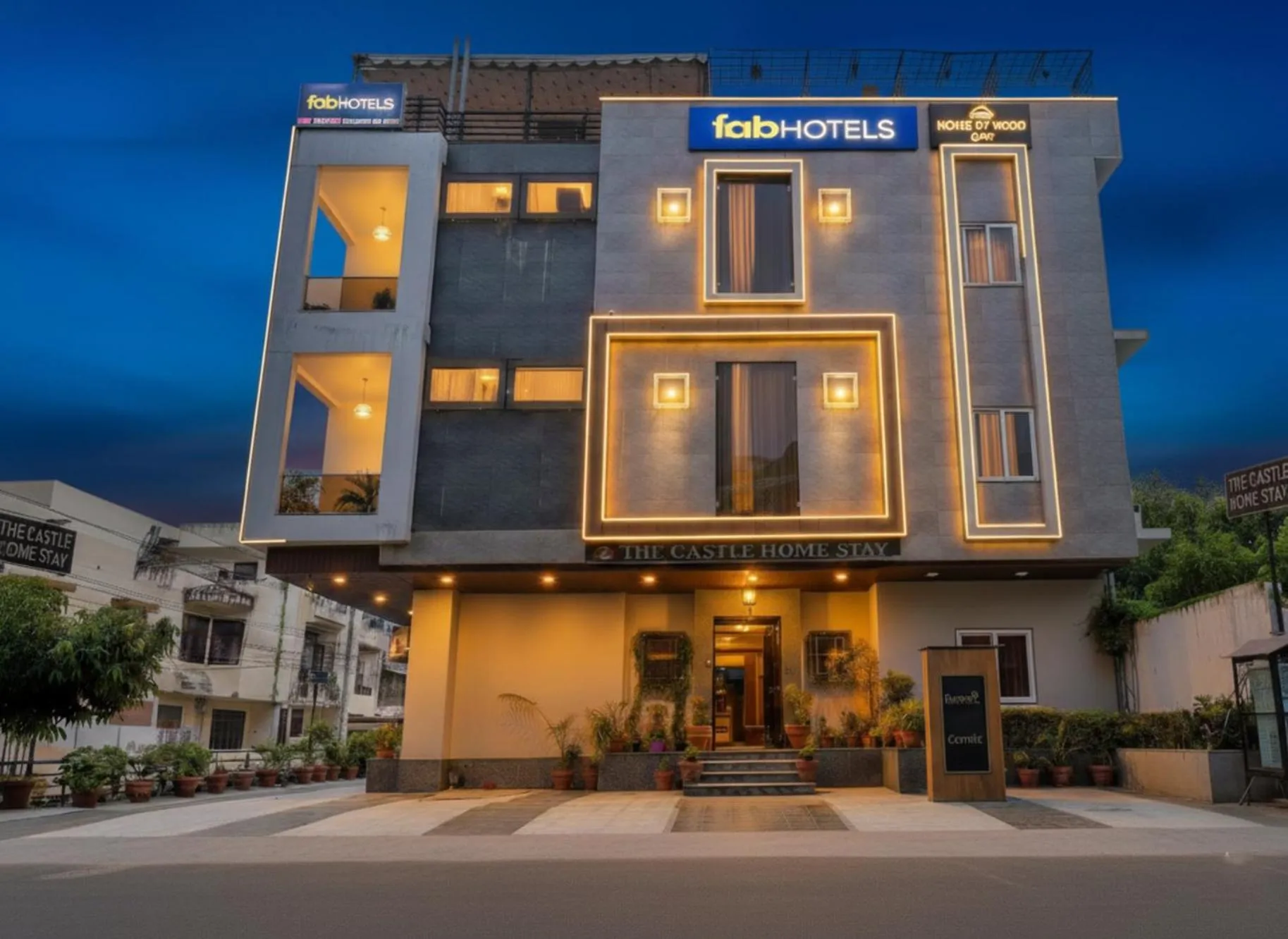 Property building in FabHotel The Castle Homestay