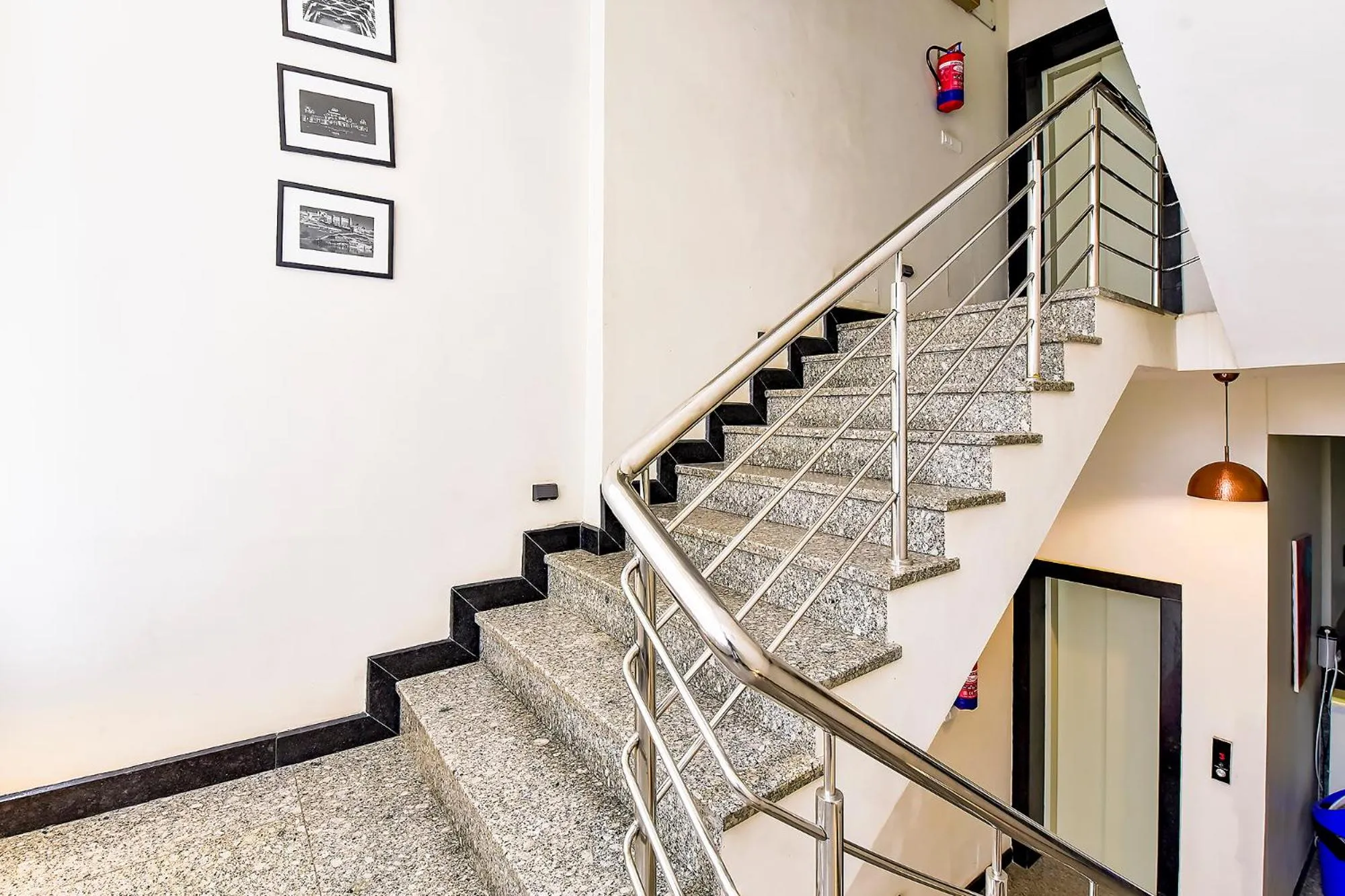 Lobby or reception in FabHotel The Castle Homestay