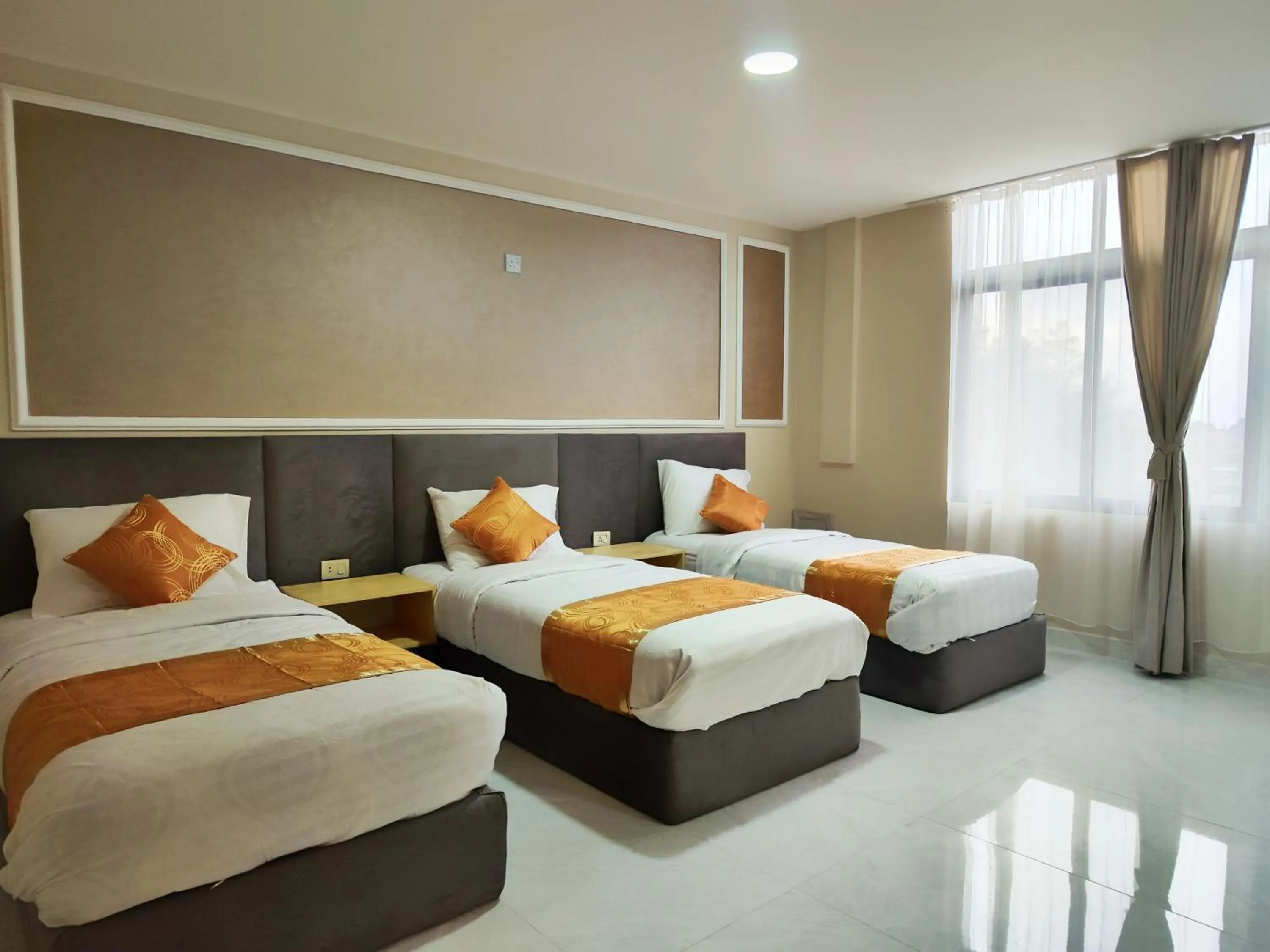 Bed in Rakan ApartHotel and Luxury Rooms