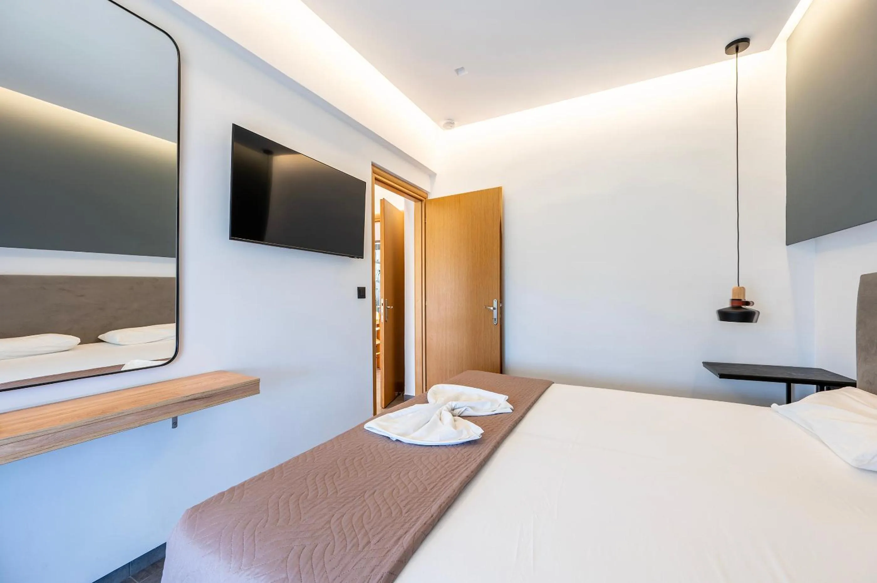 TV and multimedia, Bed in Cirillo Family Hotel-Christinas Studios