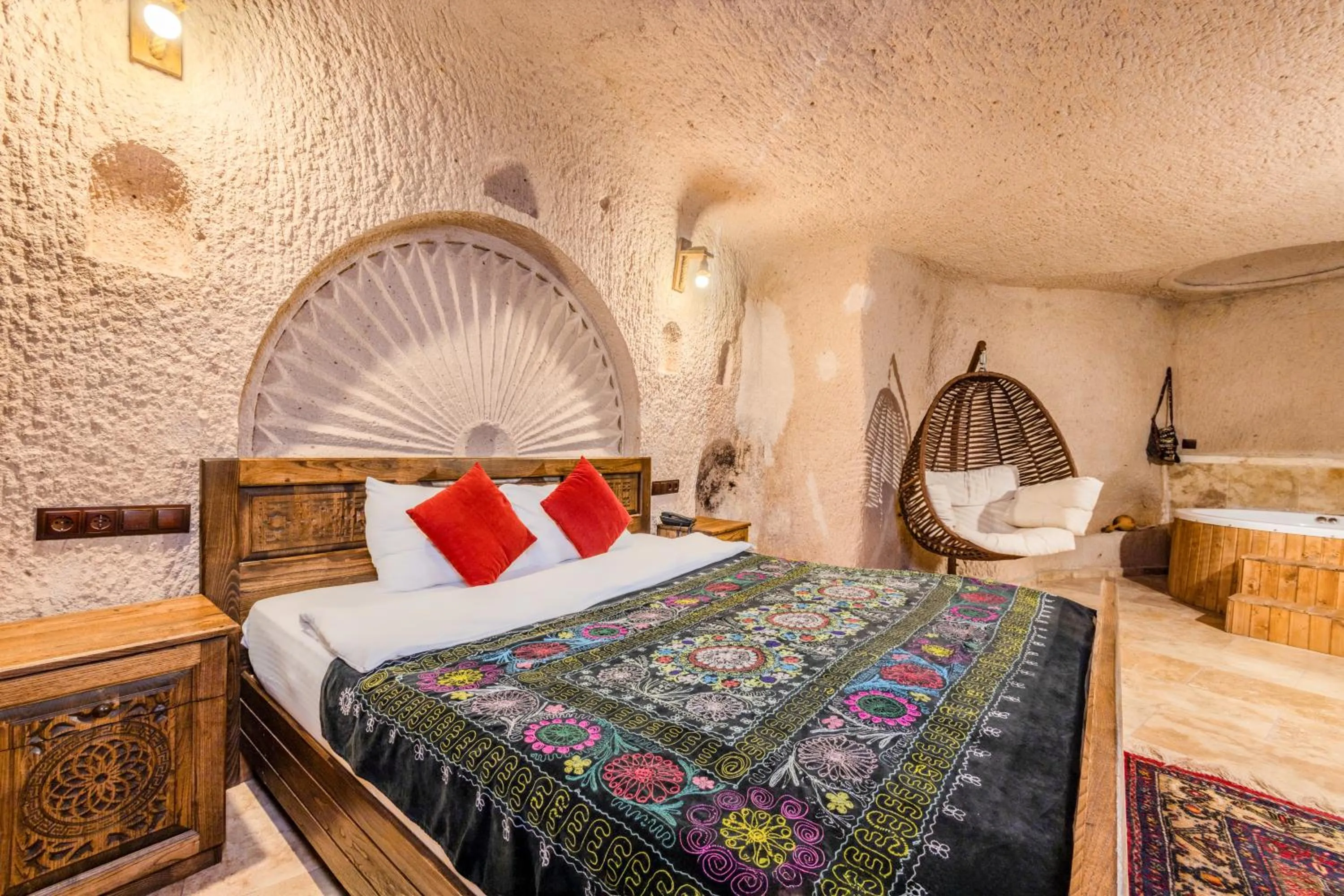 Bedroom in My Story Cave Hotel