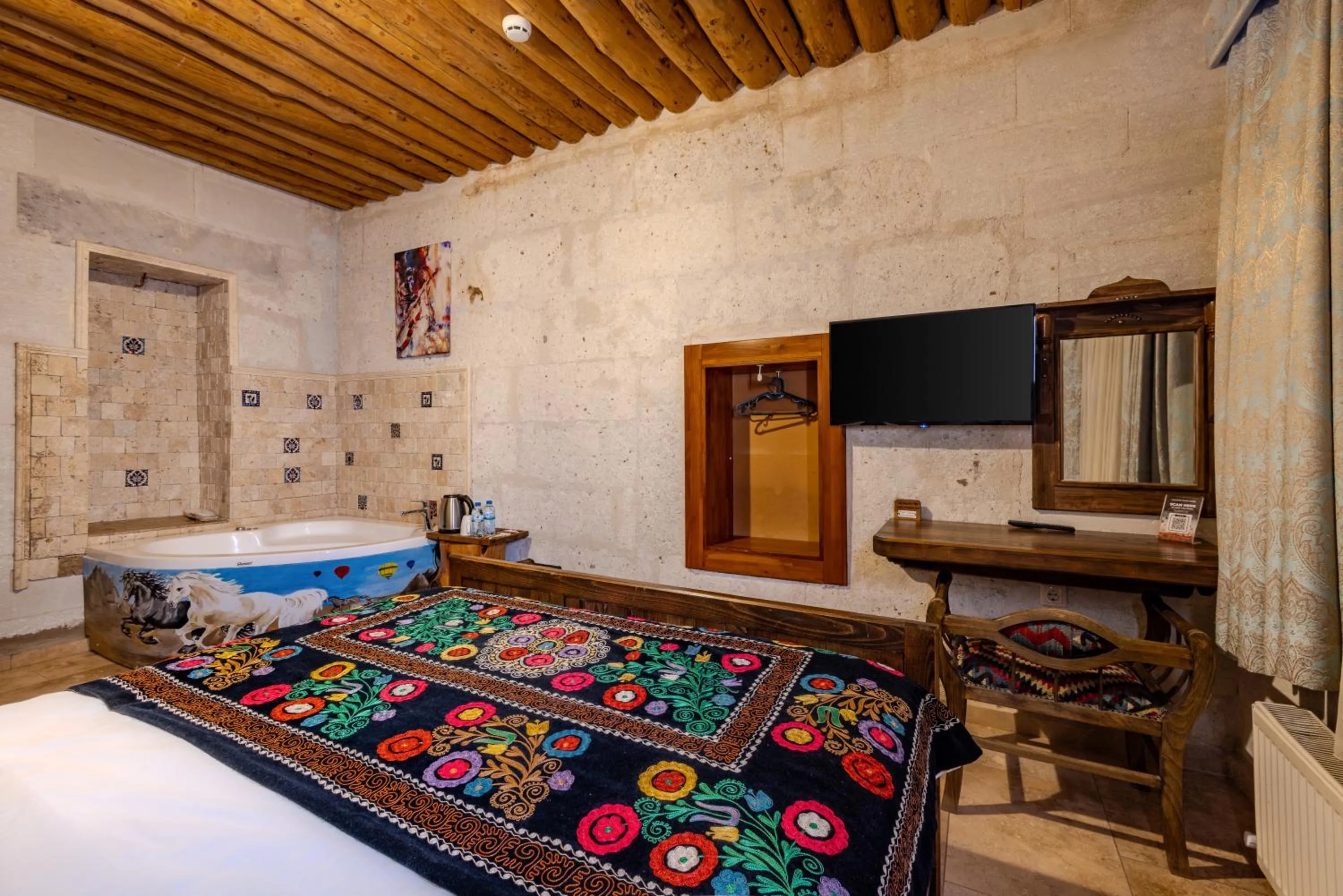 Bedroom in My Story Cave Hotel