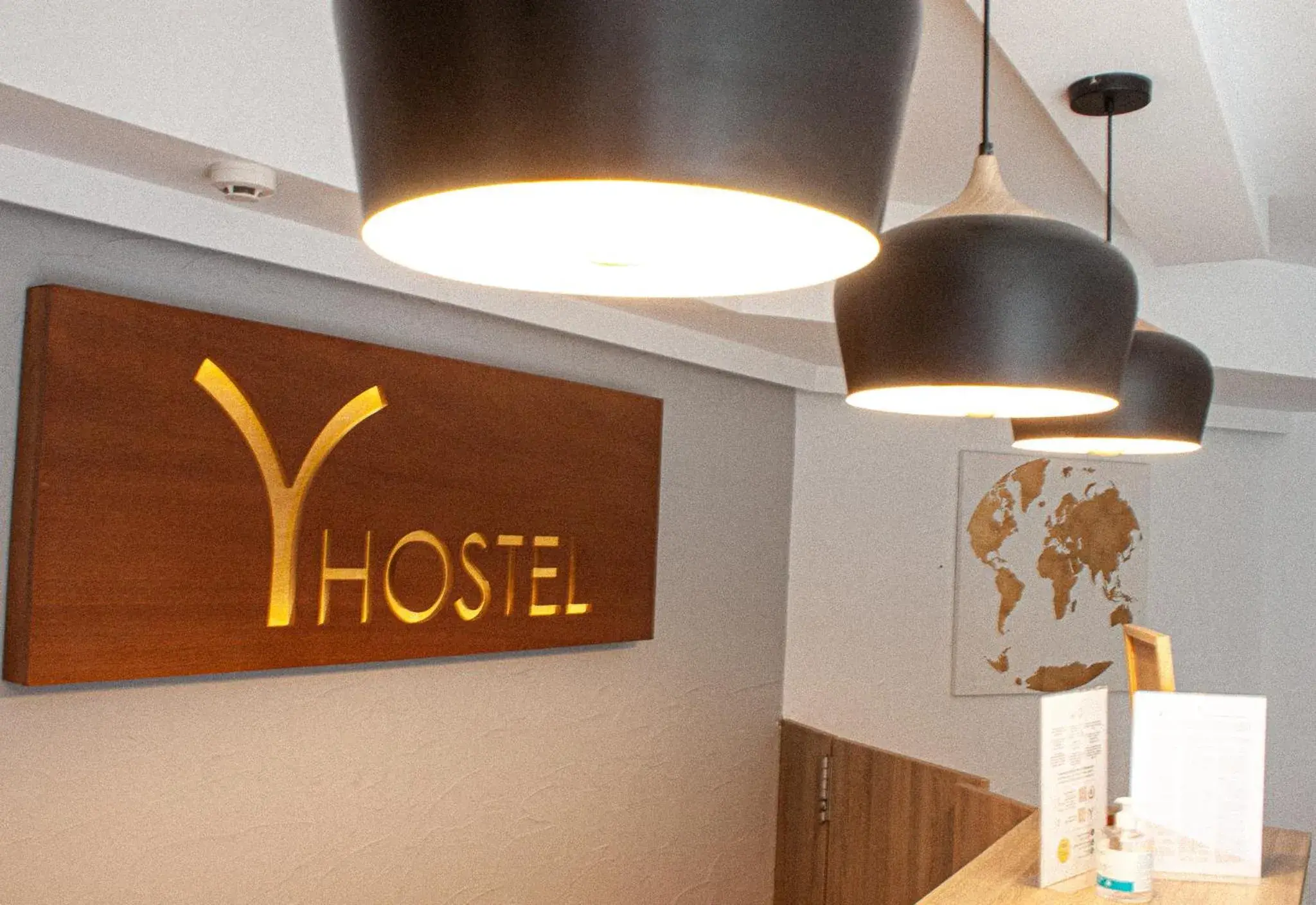 Decorative detail in Y Hostel - Albergue Juvenil Decorative detail in Y Hostel - Albergue Juvenil