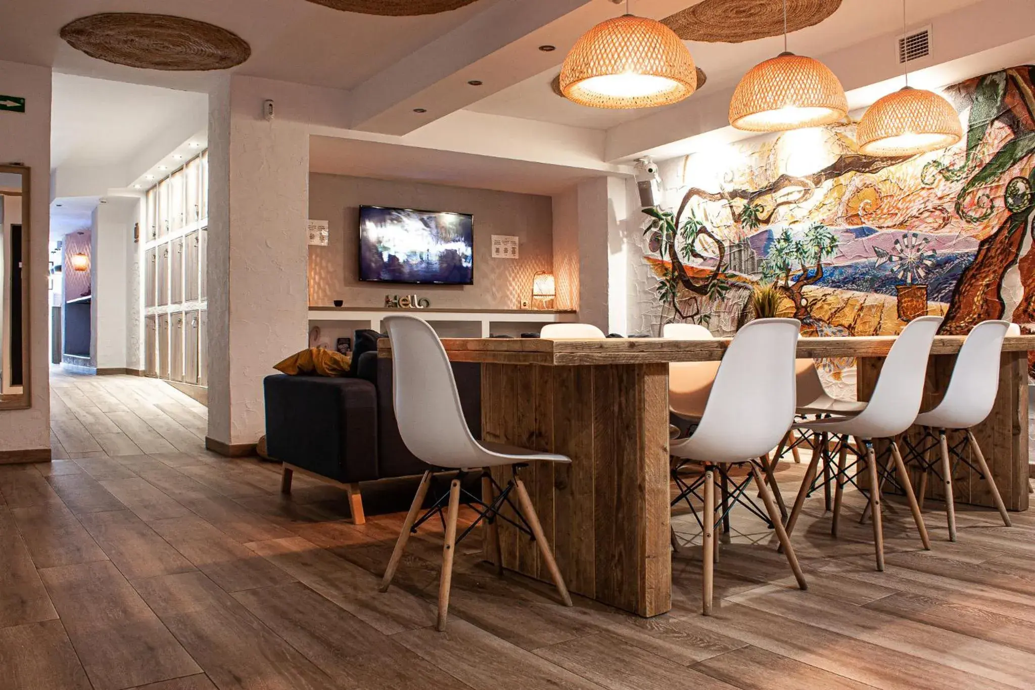 Living room in Y Hostel - Albergue Juvenil Living room in Y Hostel - Albergue Juvenil