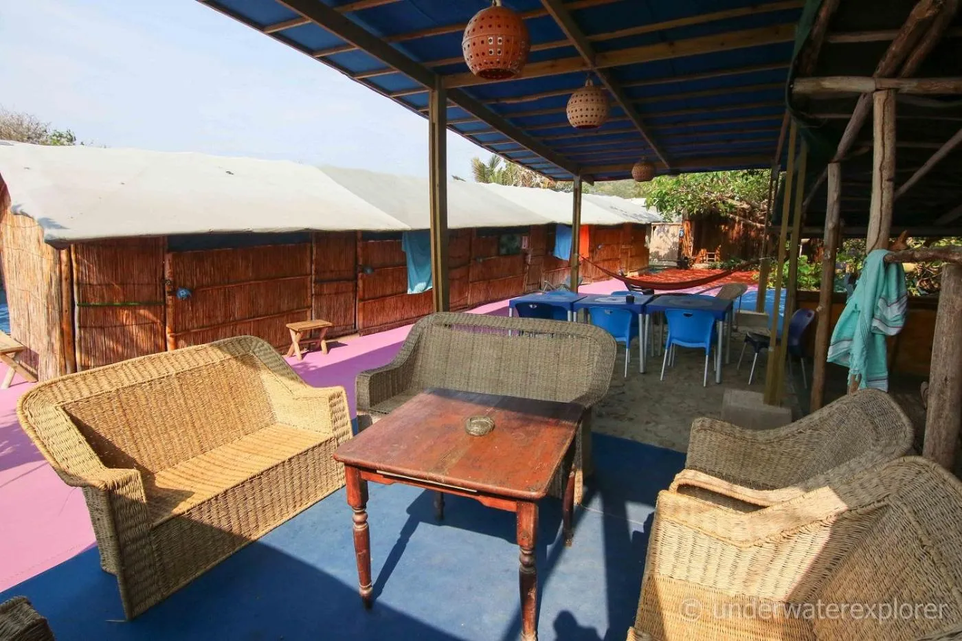 Seating area in Underwater Explorer