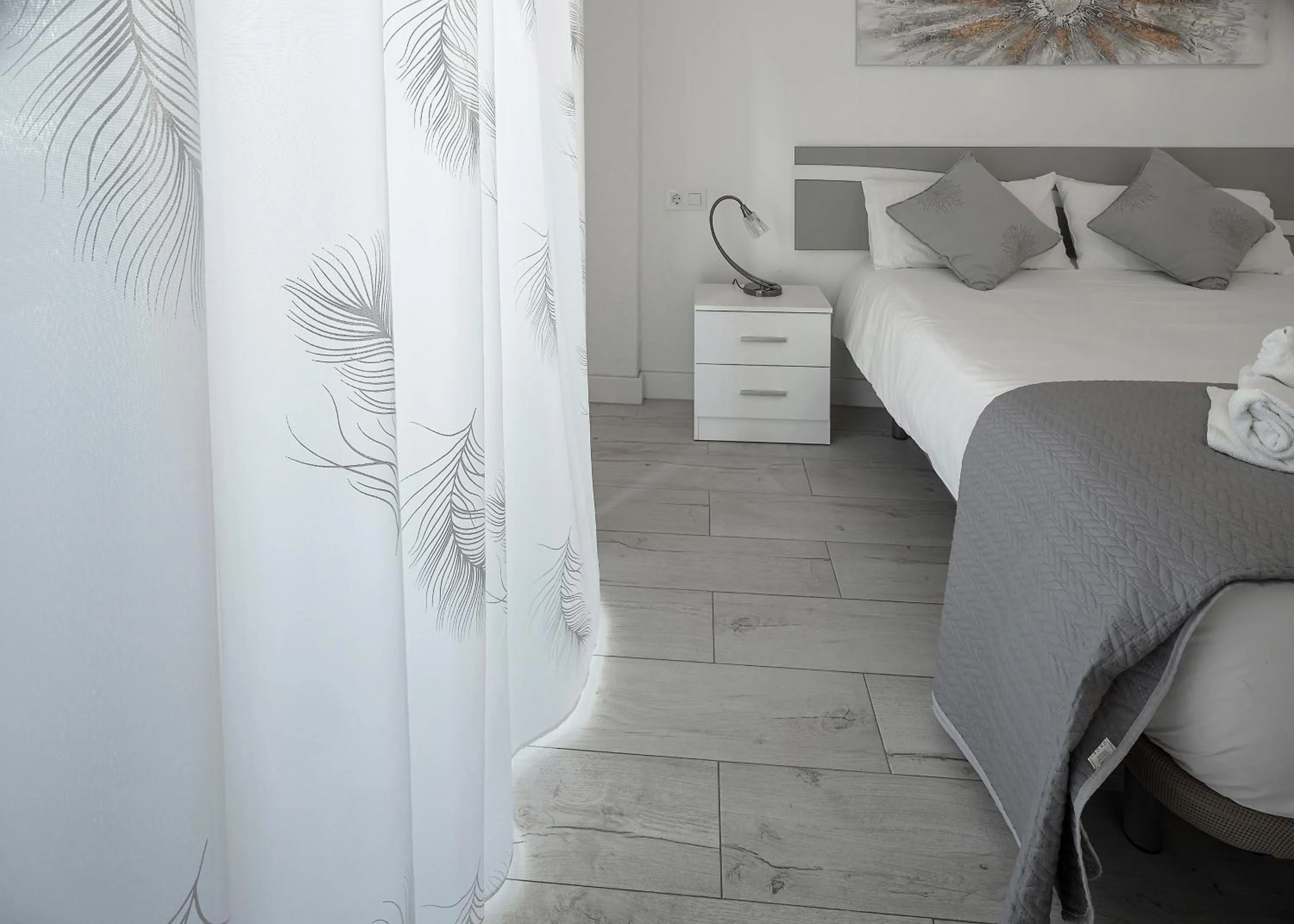 Bedroom, Bed in Apartamentos Gladiador