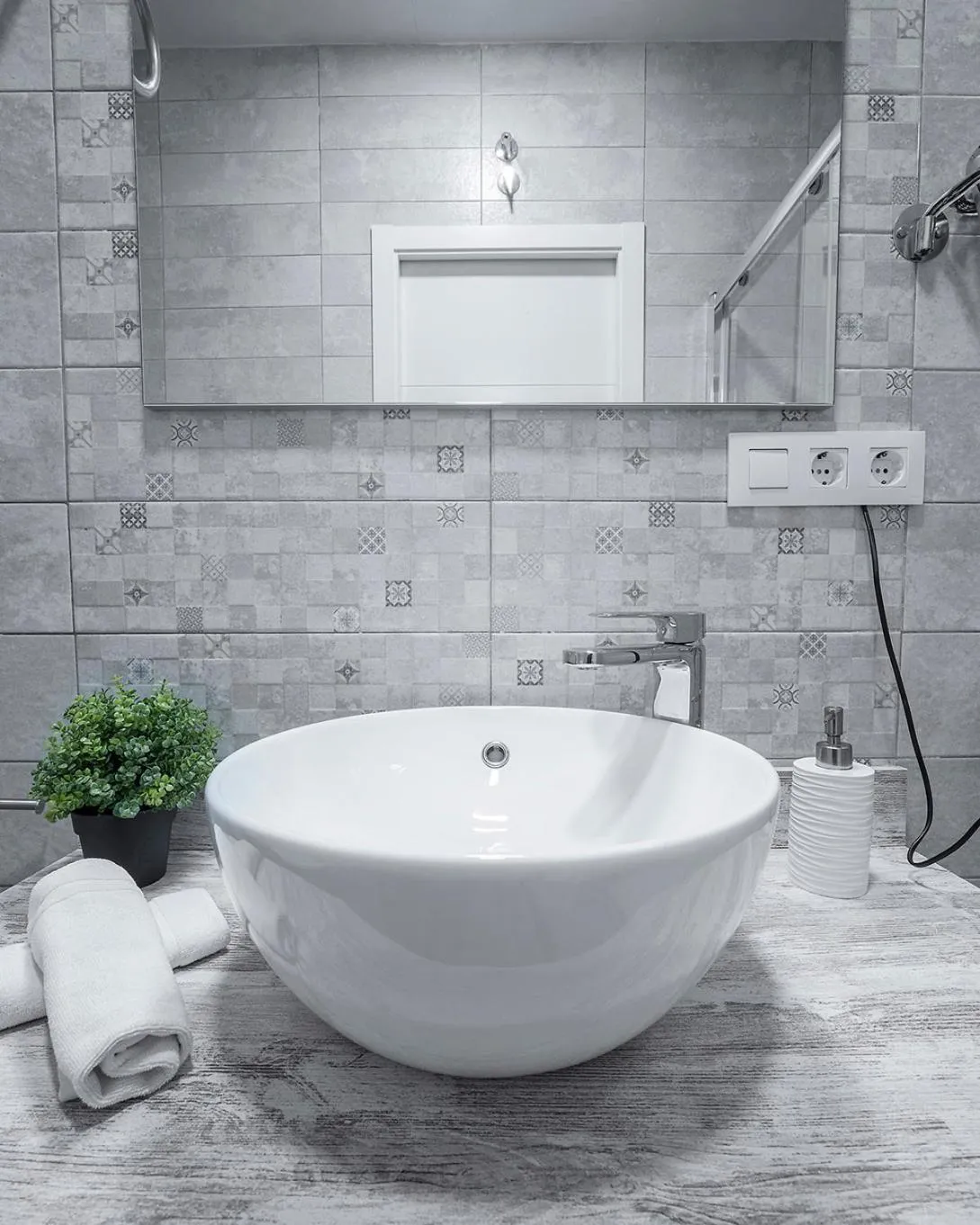 Bathroom in Apartamentos Gladiador