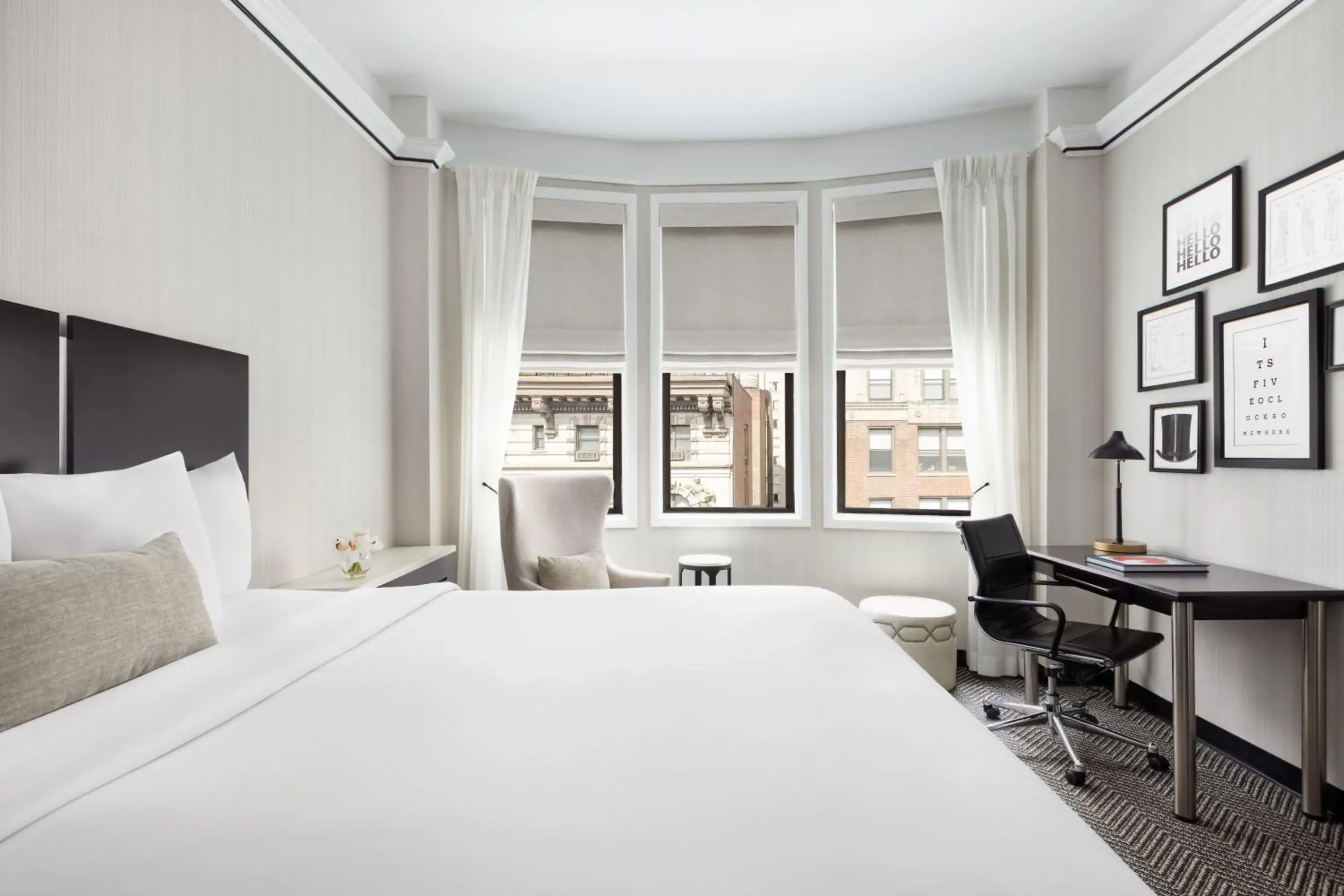 Bedroom, Bed in The Gregorian New York City Bedroom, Bed in The Gregorian New York City