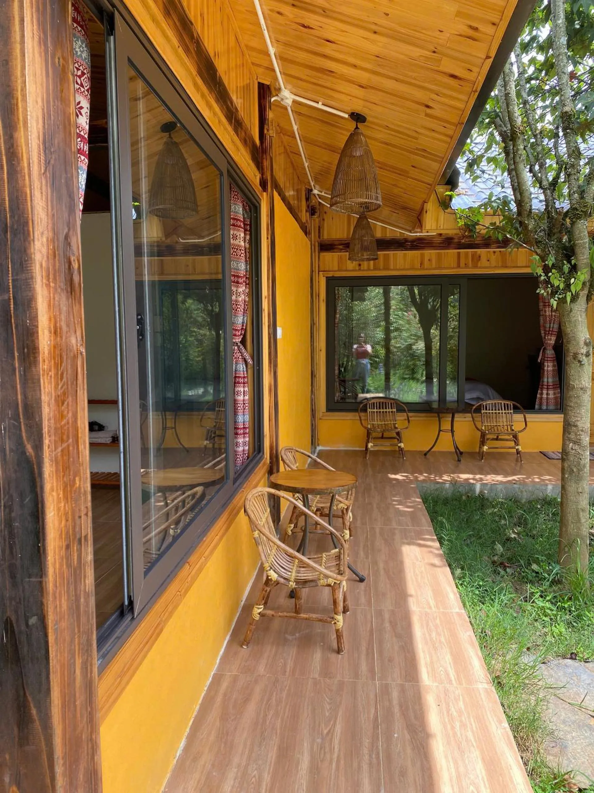 Balcony/Terrace in The Link farmstay
