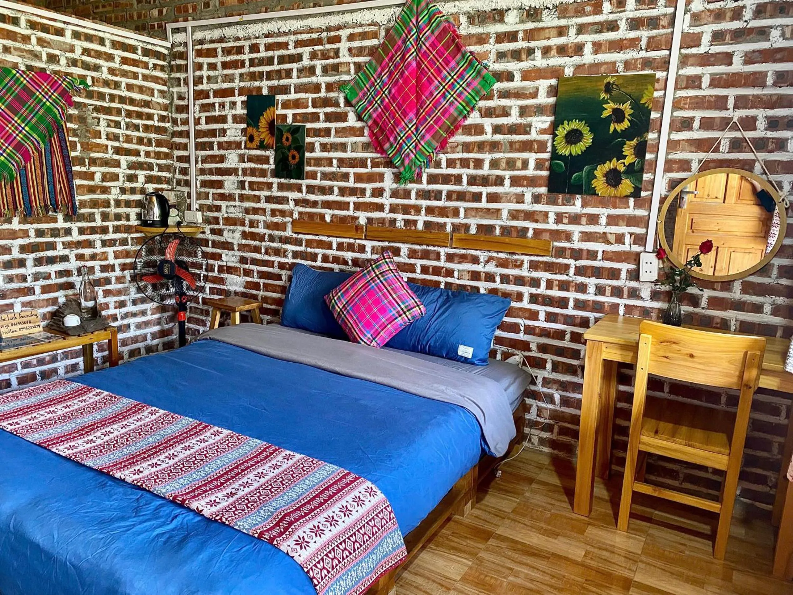 Bed in The Link farmstay