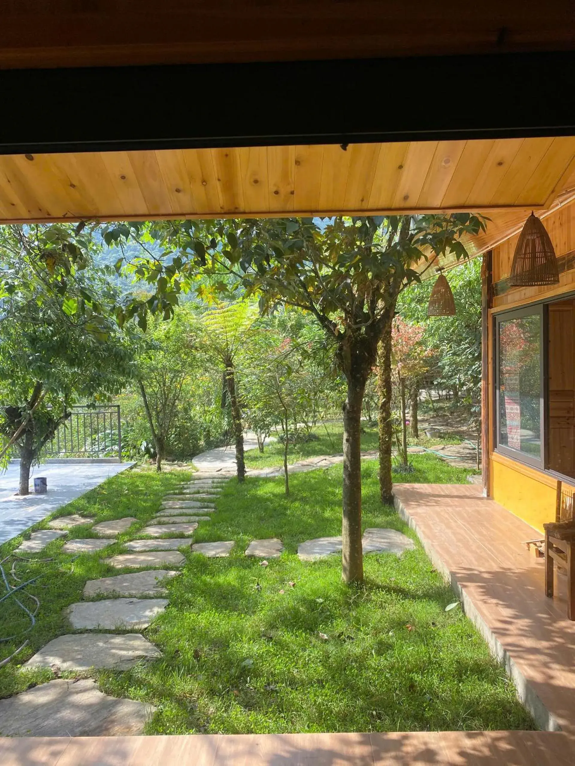 Garden view in The Link farmstay Garden view in The Link farmstay