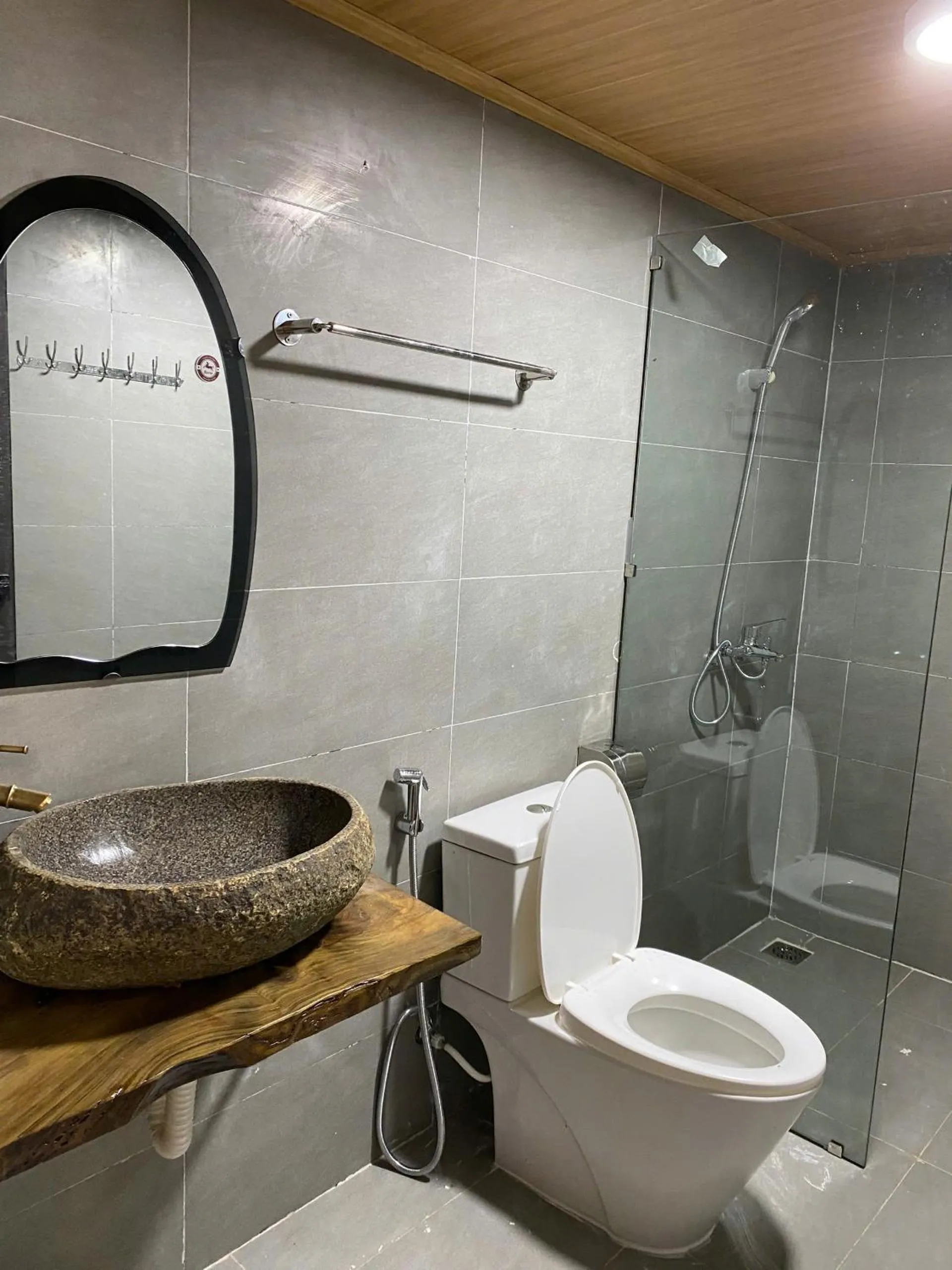 Shower in The Link farmstay