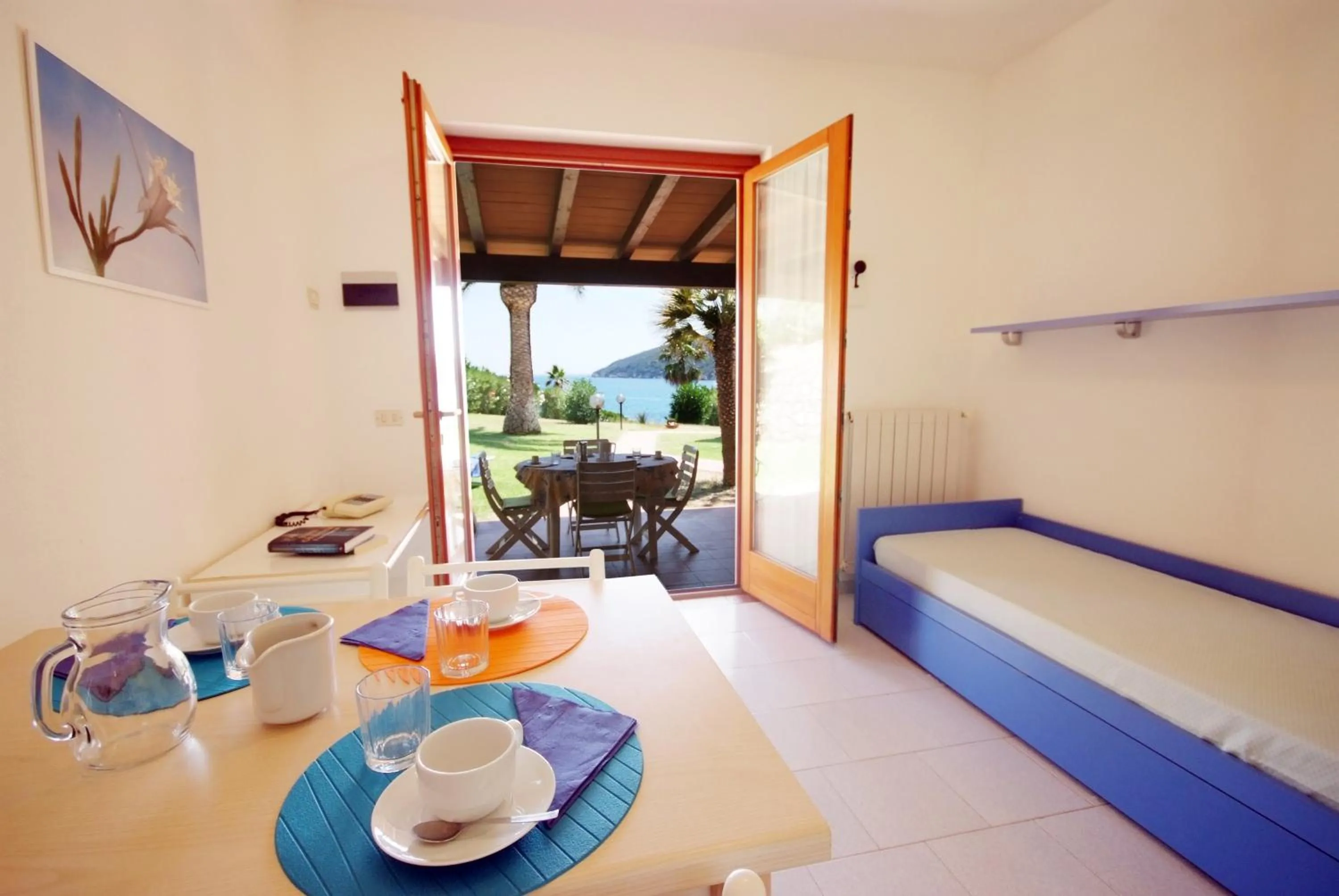 Kitchen or kitchenette, Bed in Casa Del Golfo