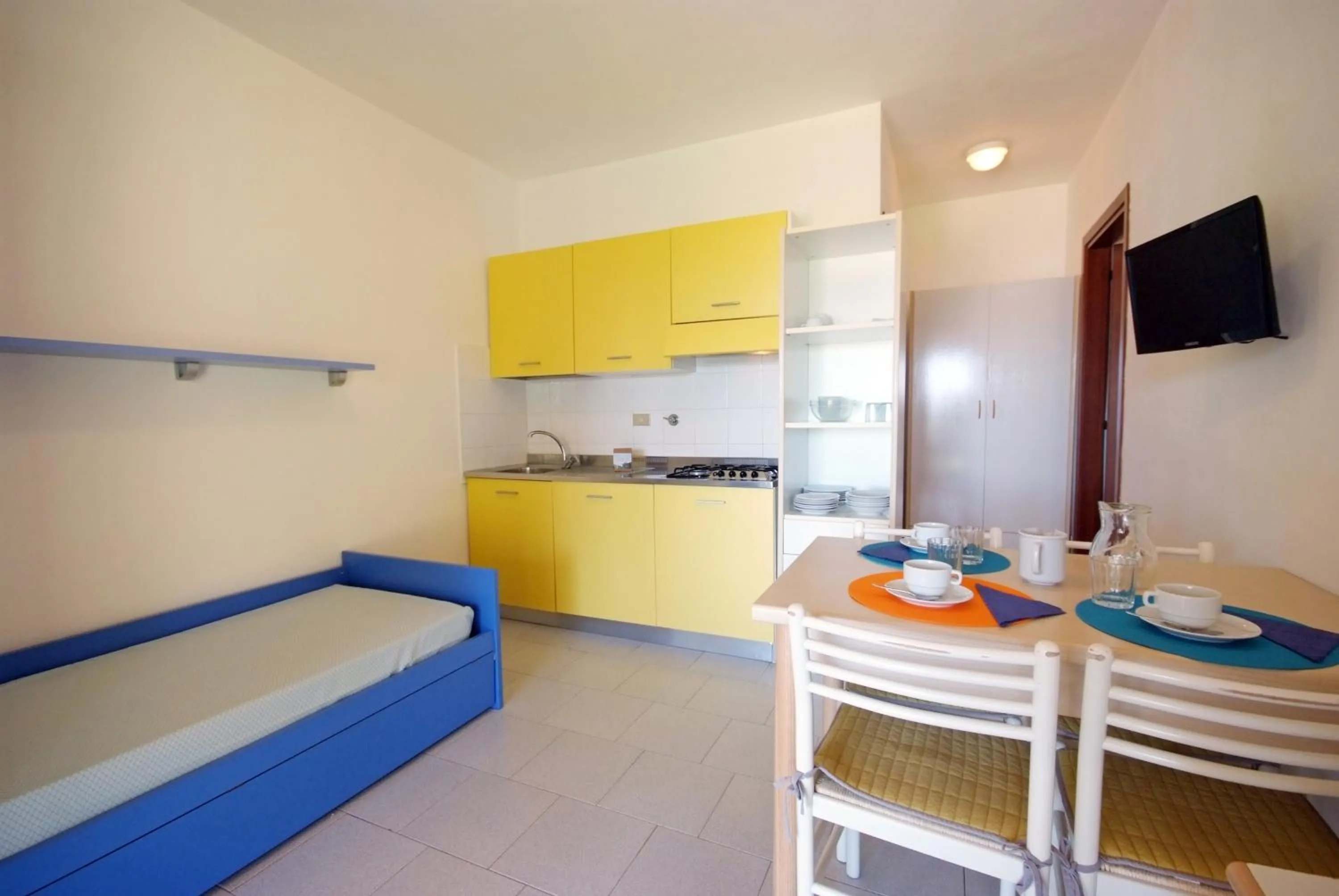 Kitchen or kitchenette, Bed in Casa Del Golfo