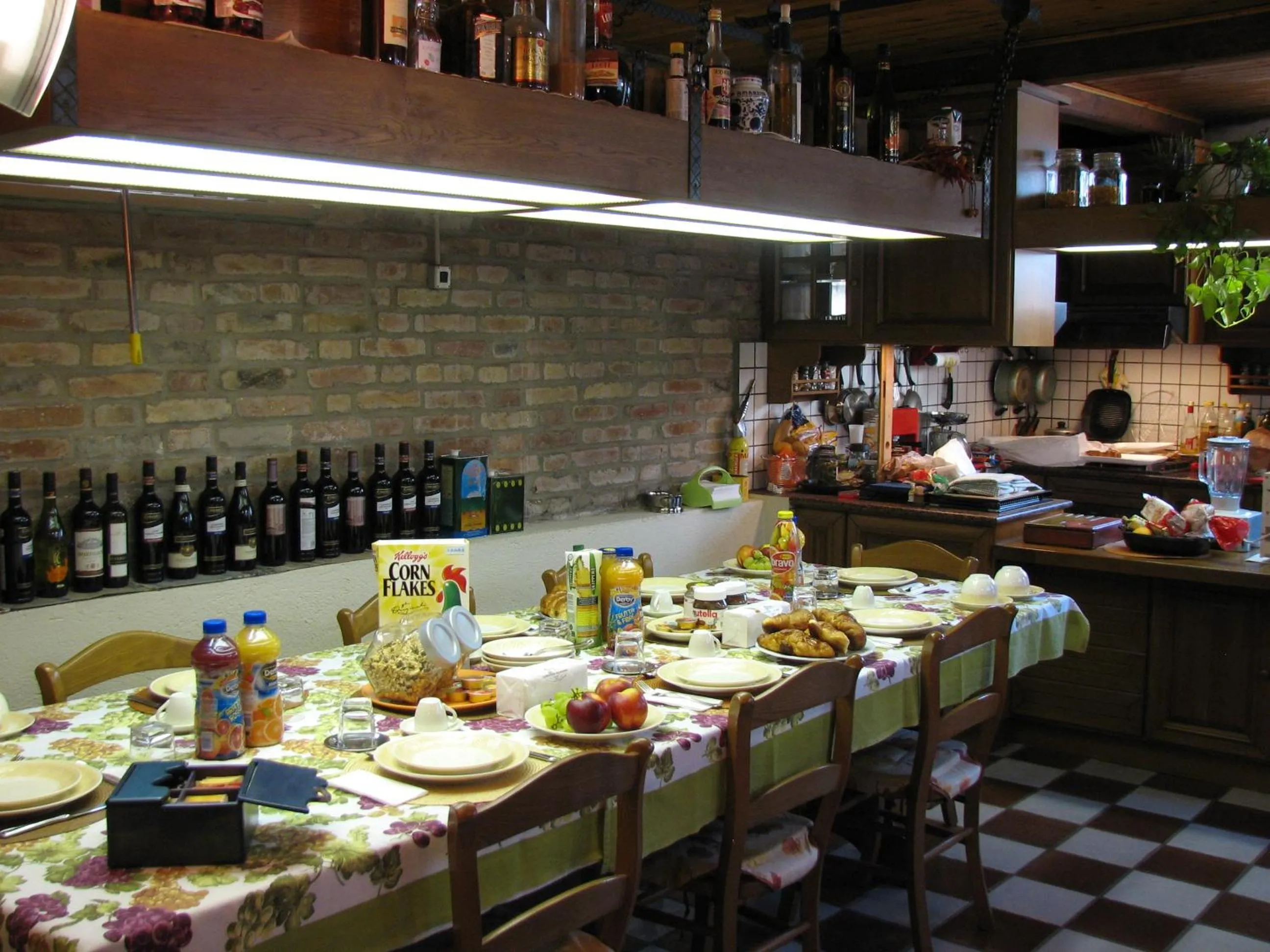Italian breakfast in B&B Itala