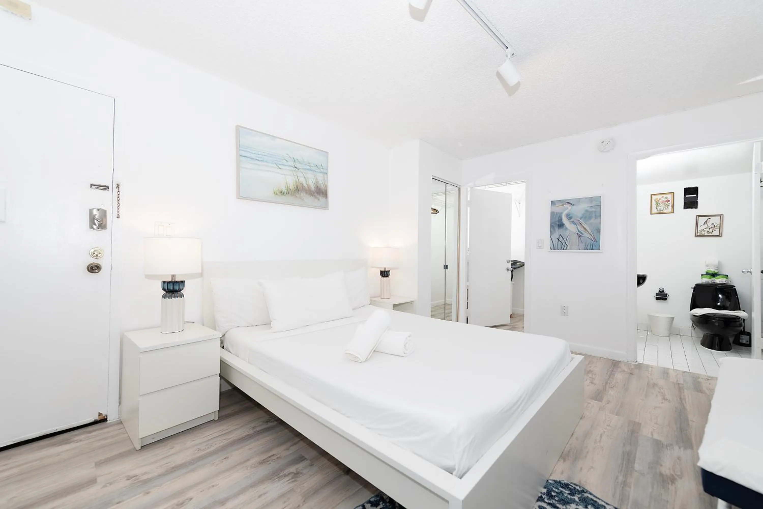 Bed in Sobe Apartments