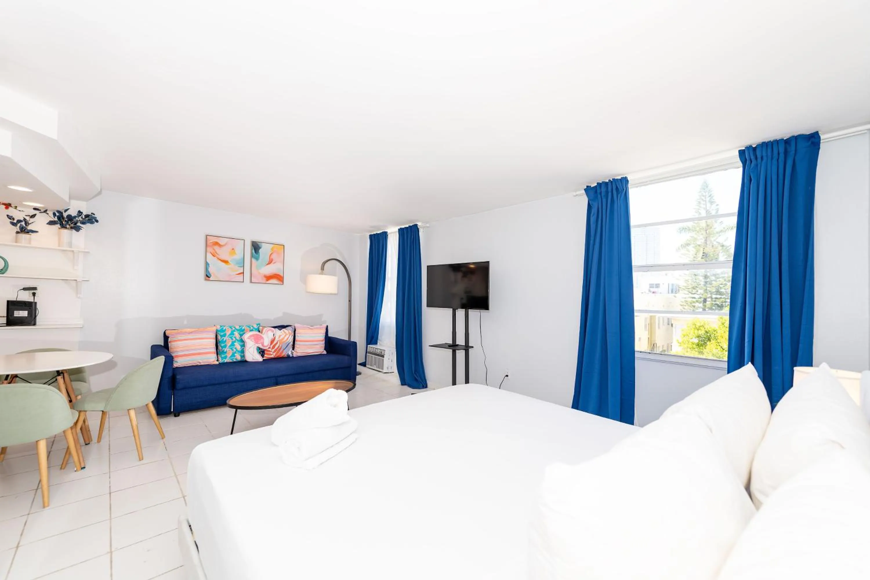 Bed in Sobe Apartments