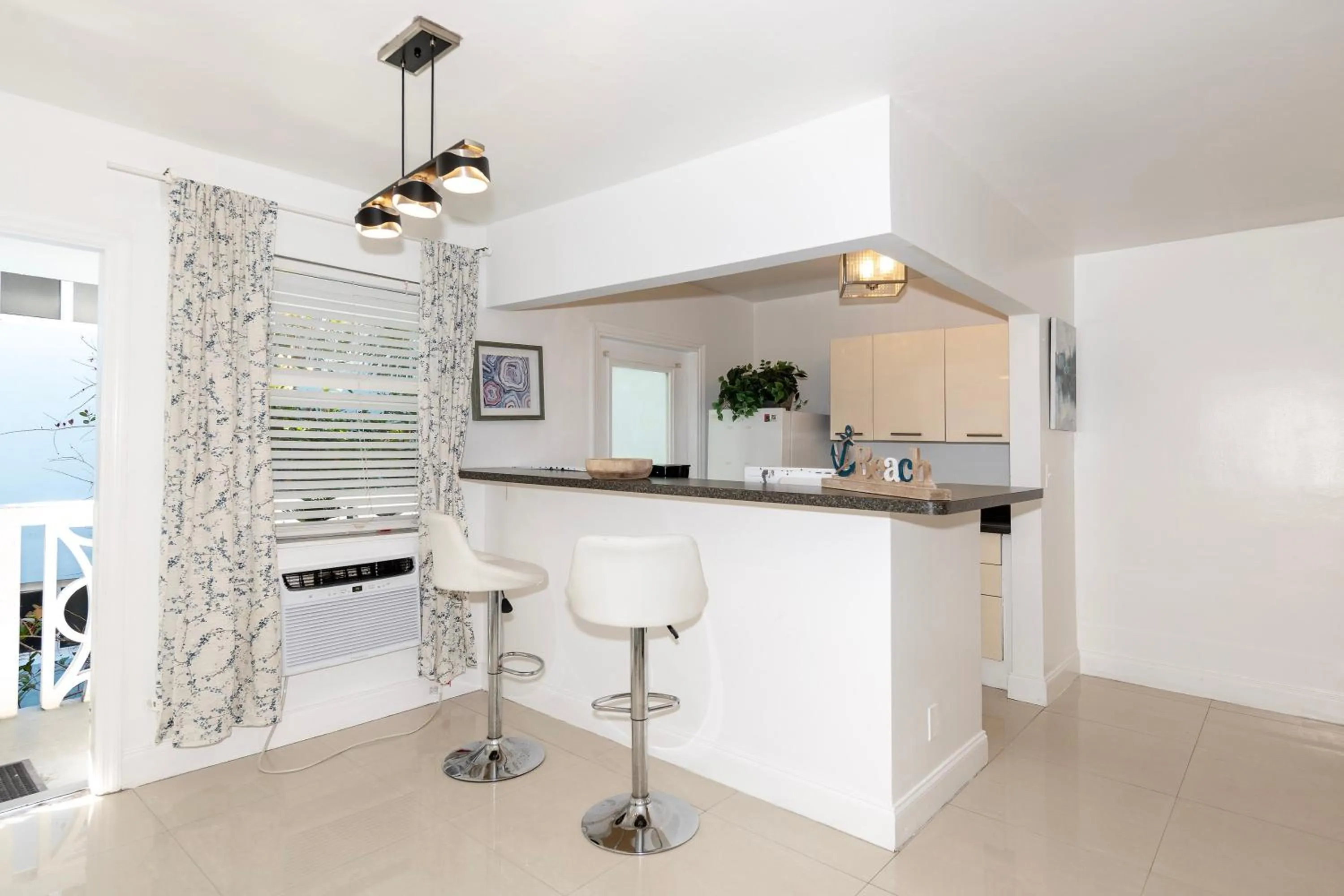 kitchen in Sofi Beach Apartments