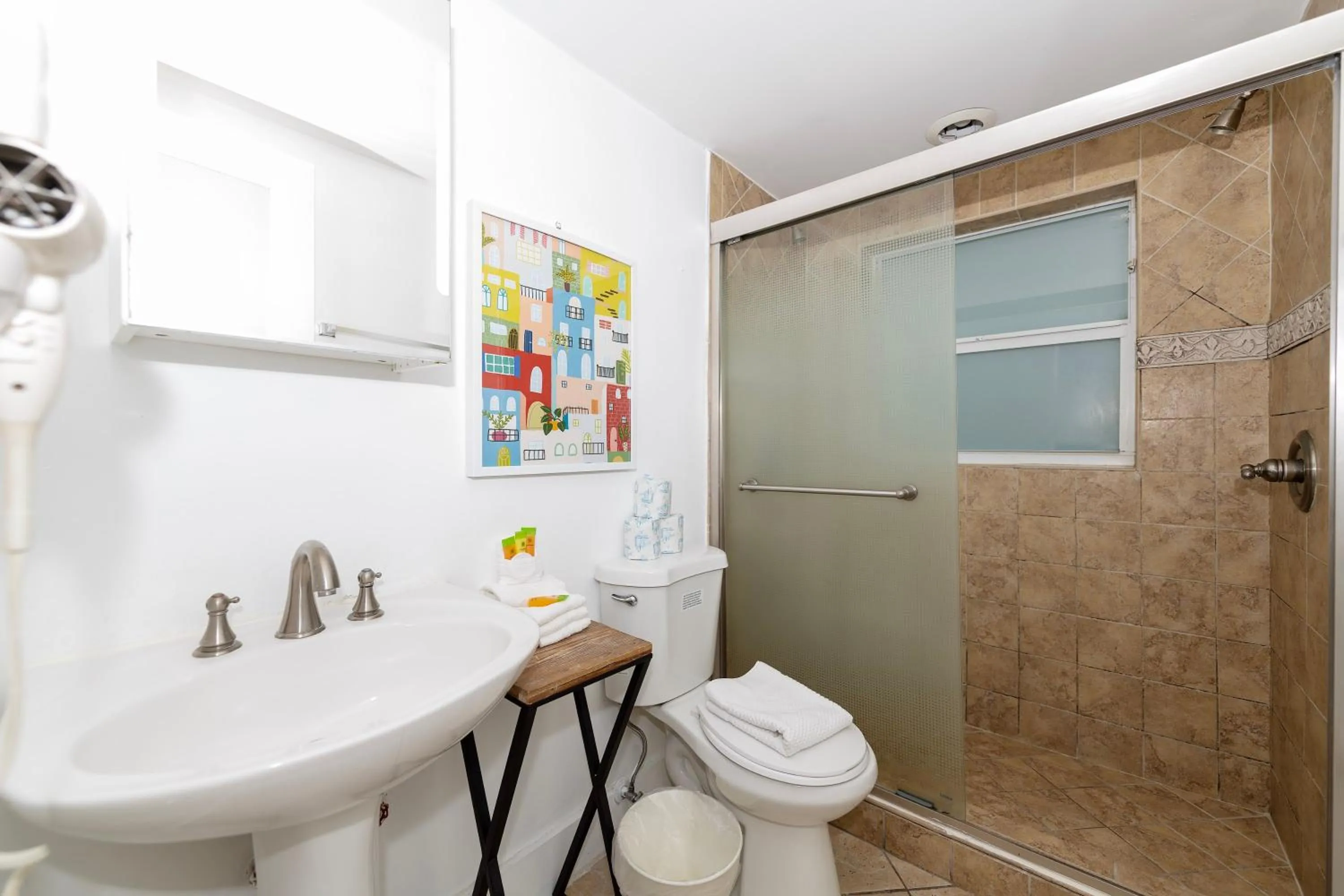 Bathroom in Sofi Beach Apartments