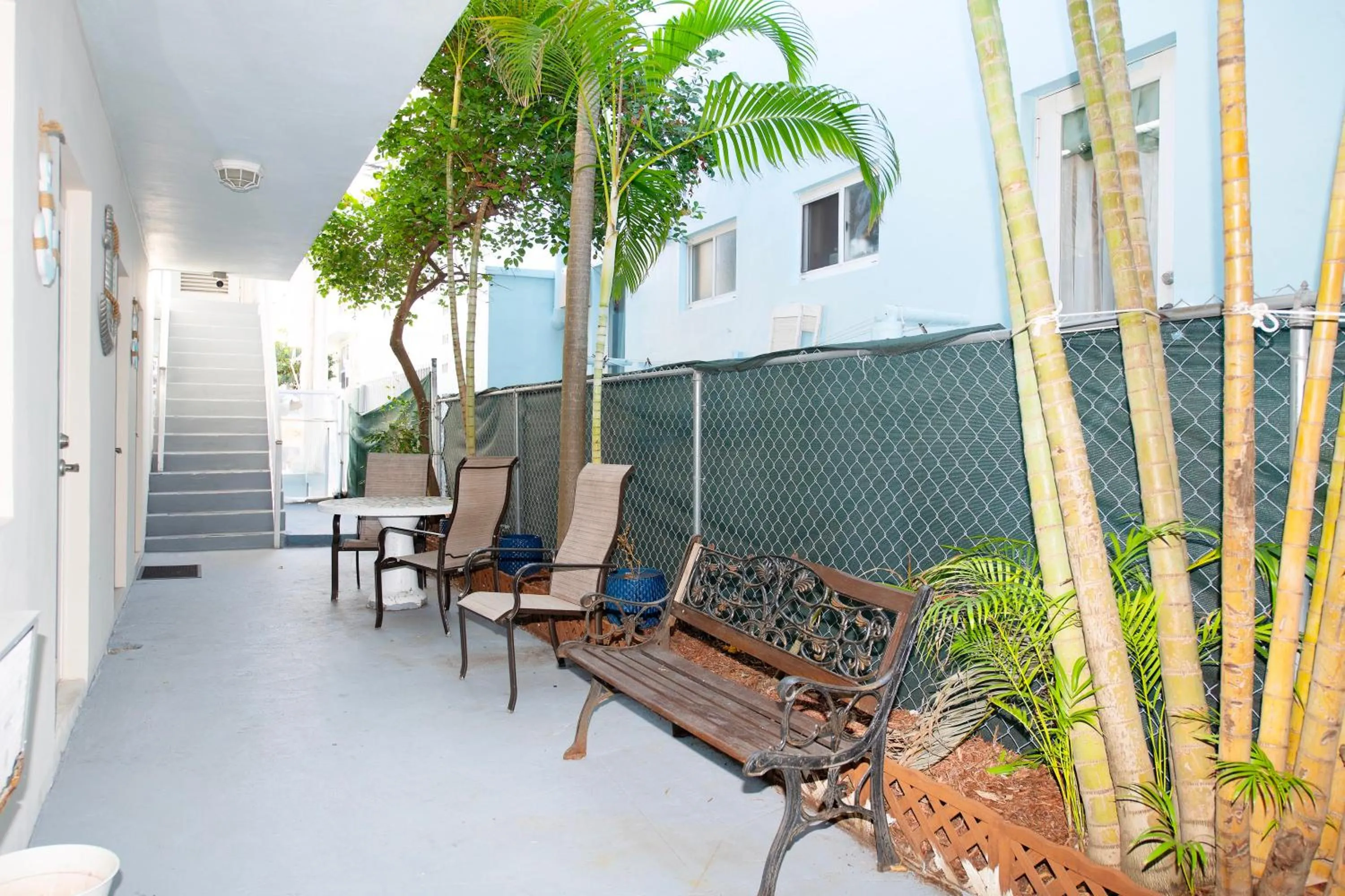 Patio in Sofi Beach Apartments
